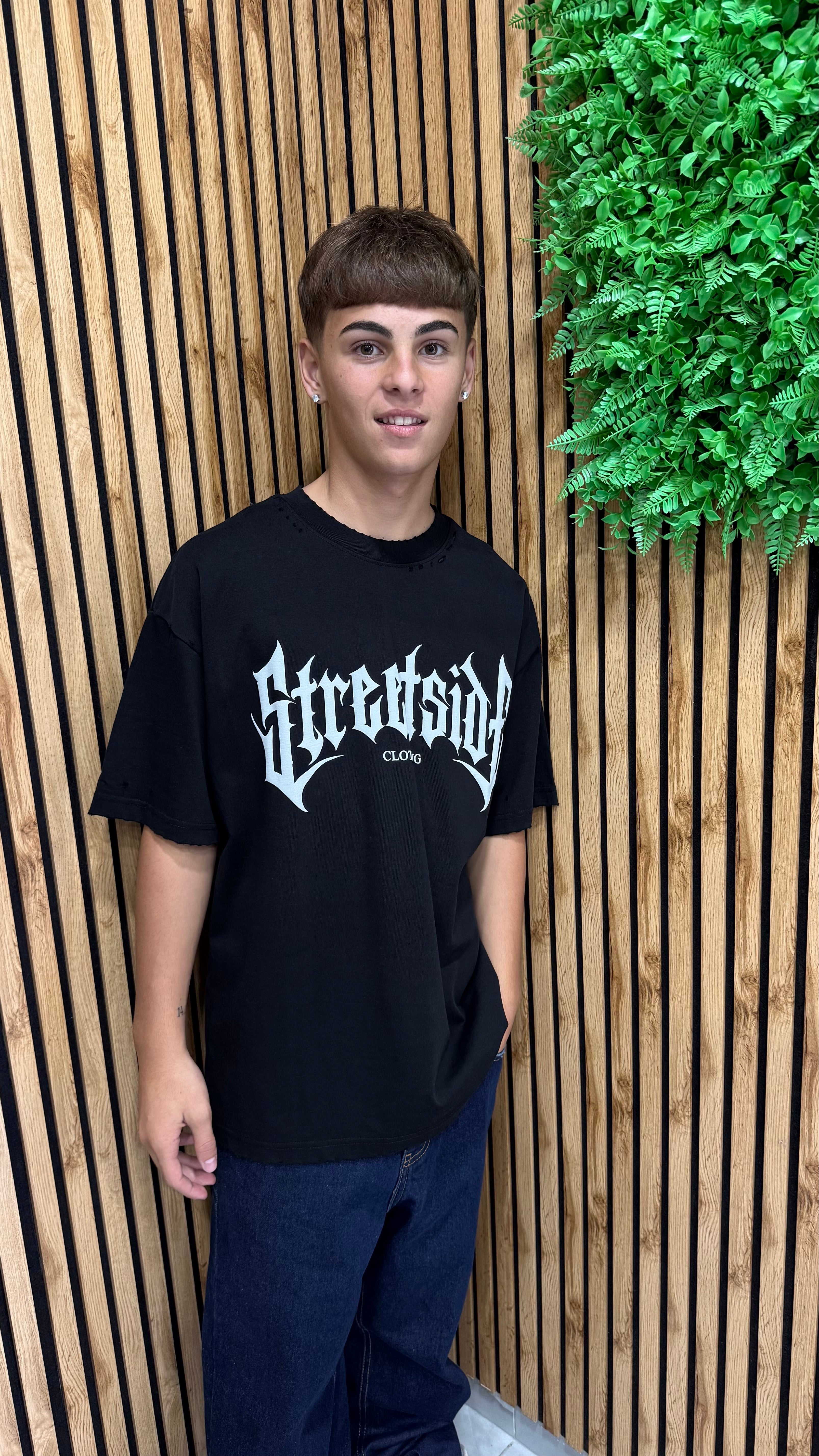 T-Shirt Tessuto Doppiato "Streetside"