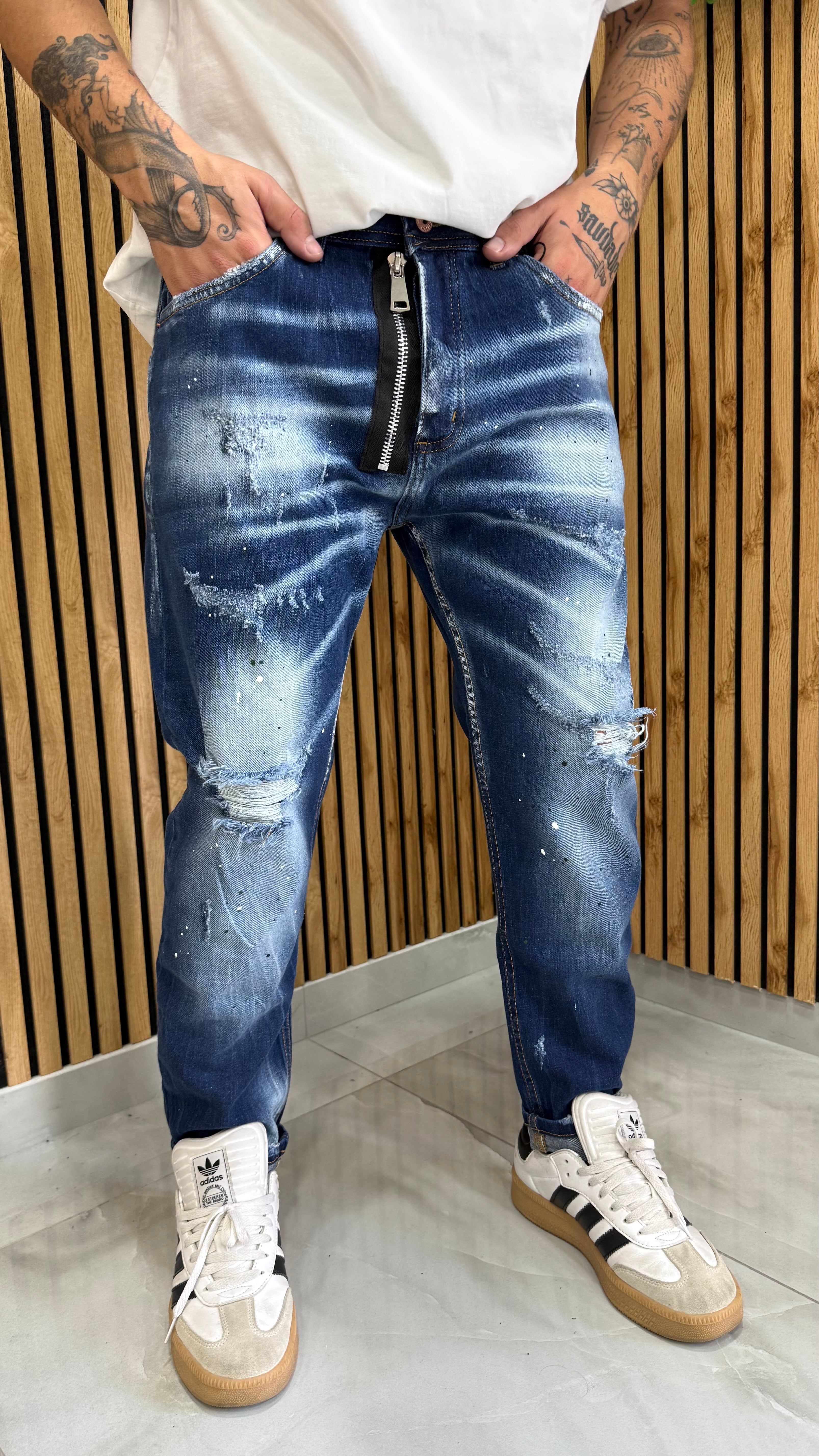 Jeans Santiago Blu Cianotic