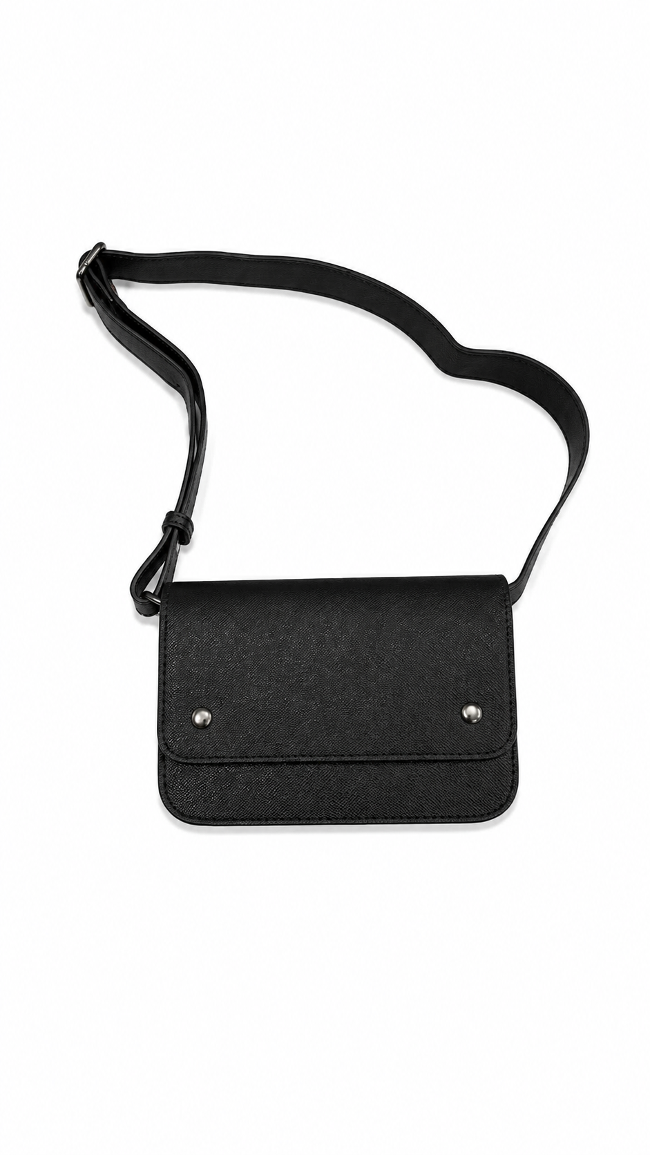 Borsello “Icon” Black Con Tracolla Regolabile