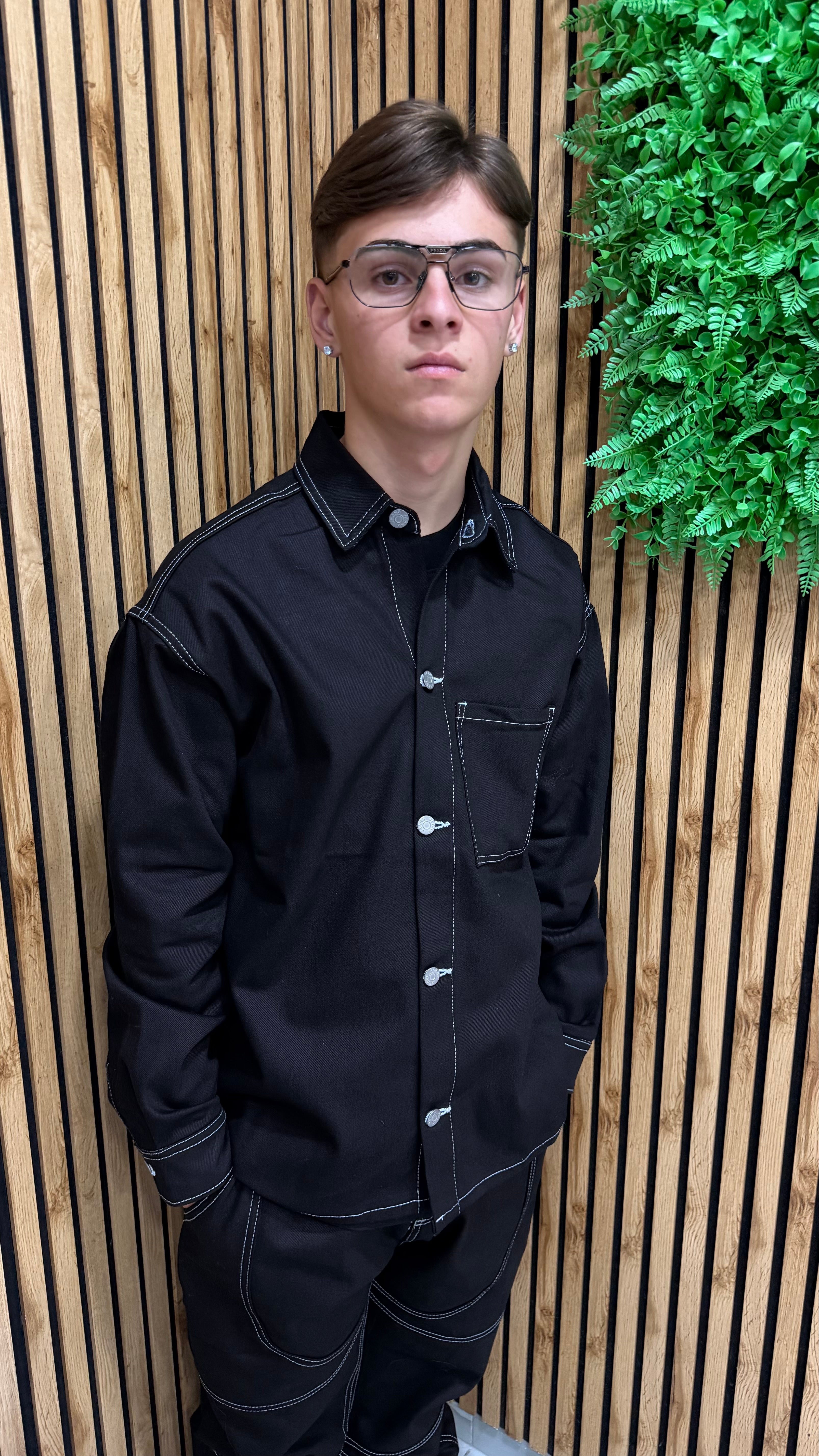 Coordinato “Black Contrast” TPW Super Premium Quality