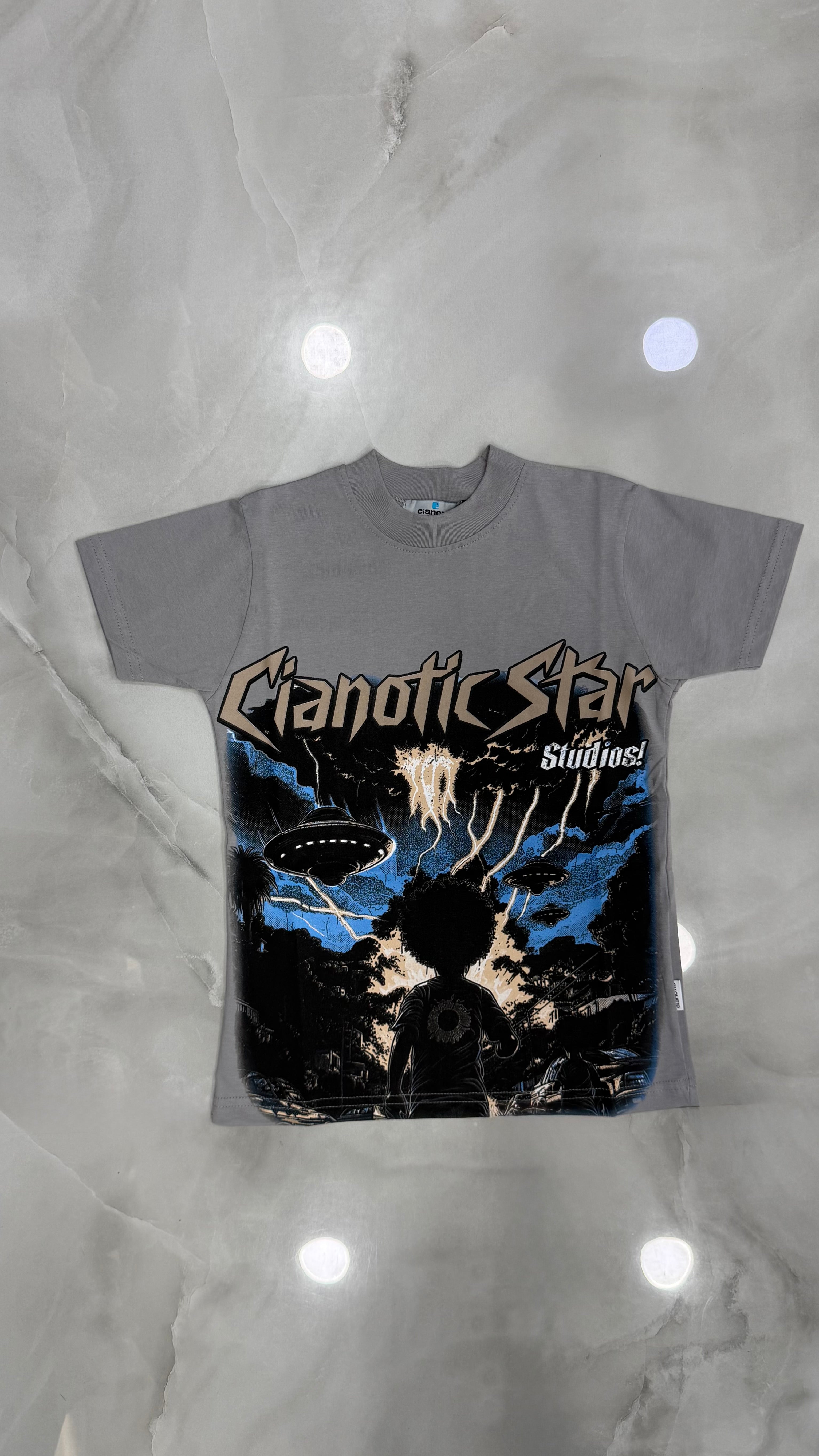 T-Shirt Junior Alien 2 Colori Cianotic