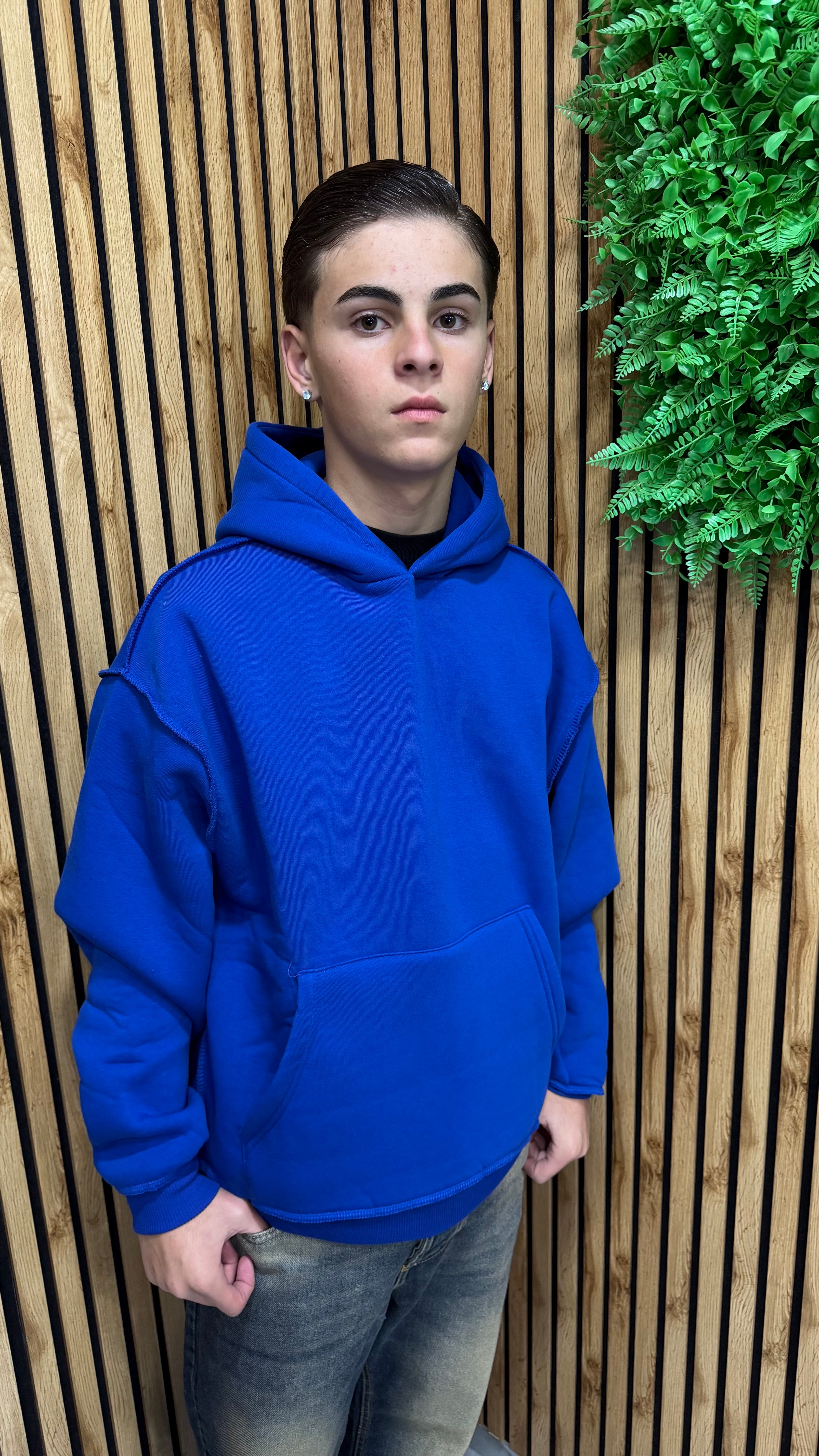 Felpa “Reverse” Cappuccio