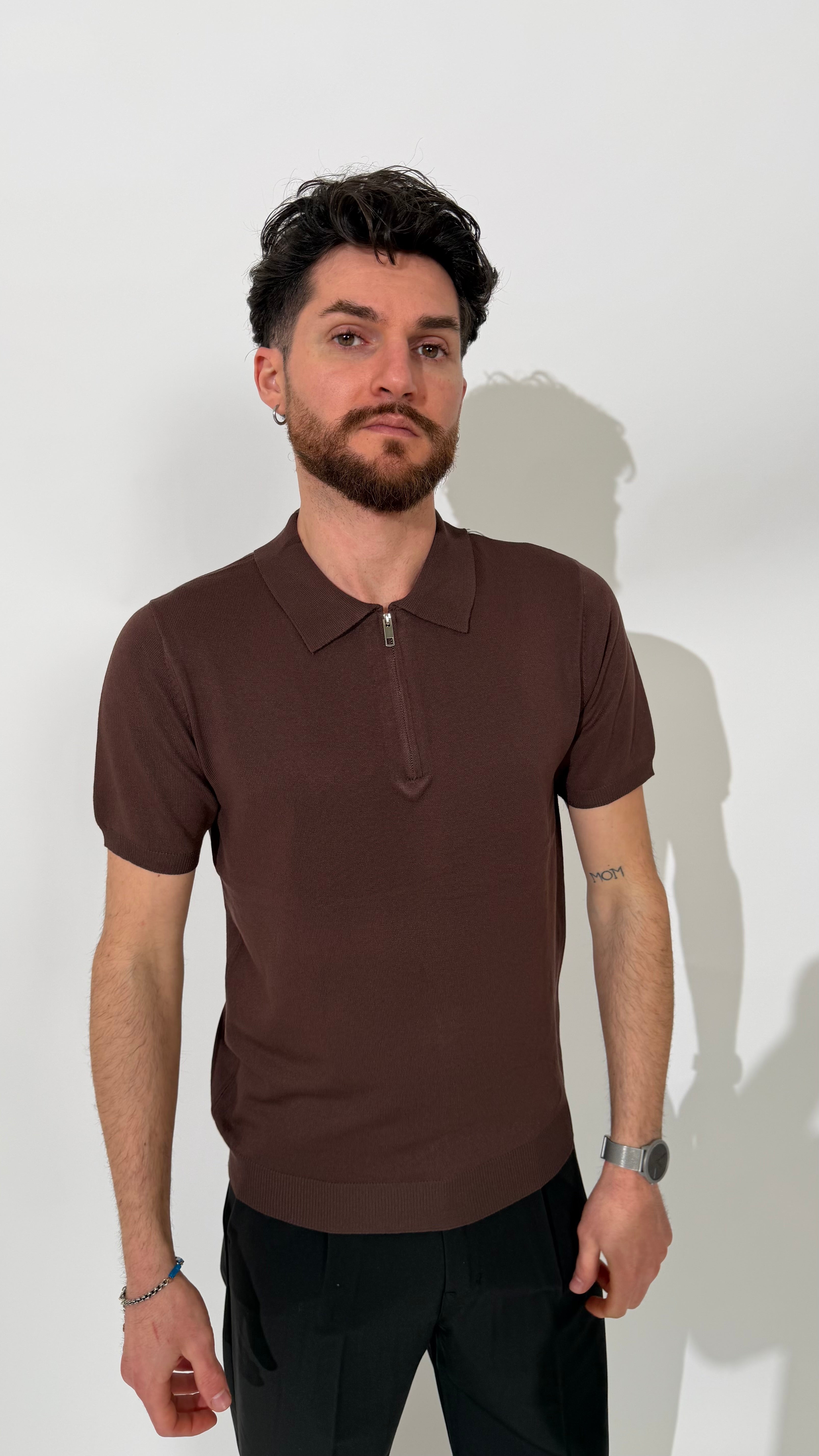 Polo In Filo Zip 6 Colori
