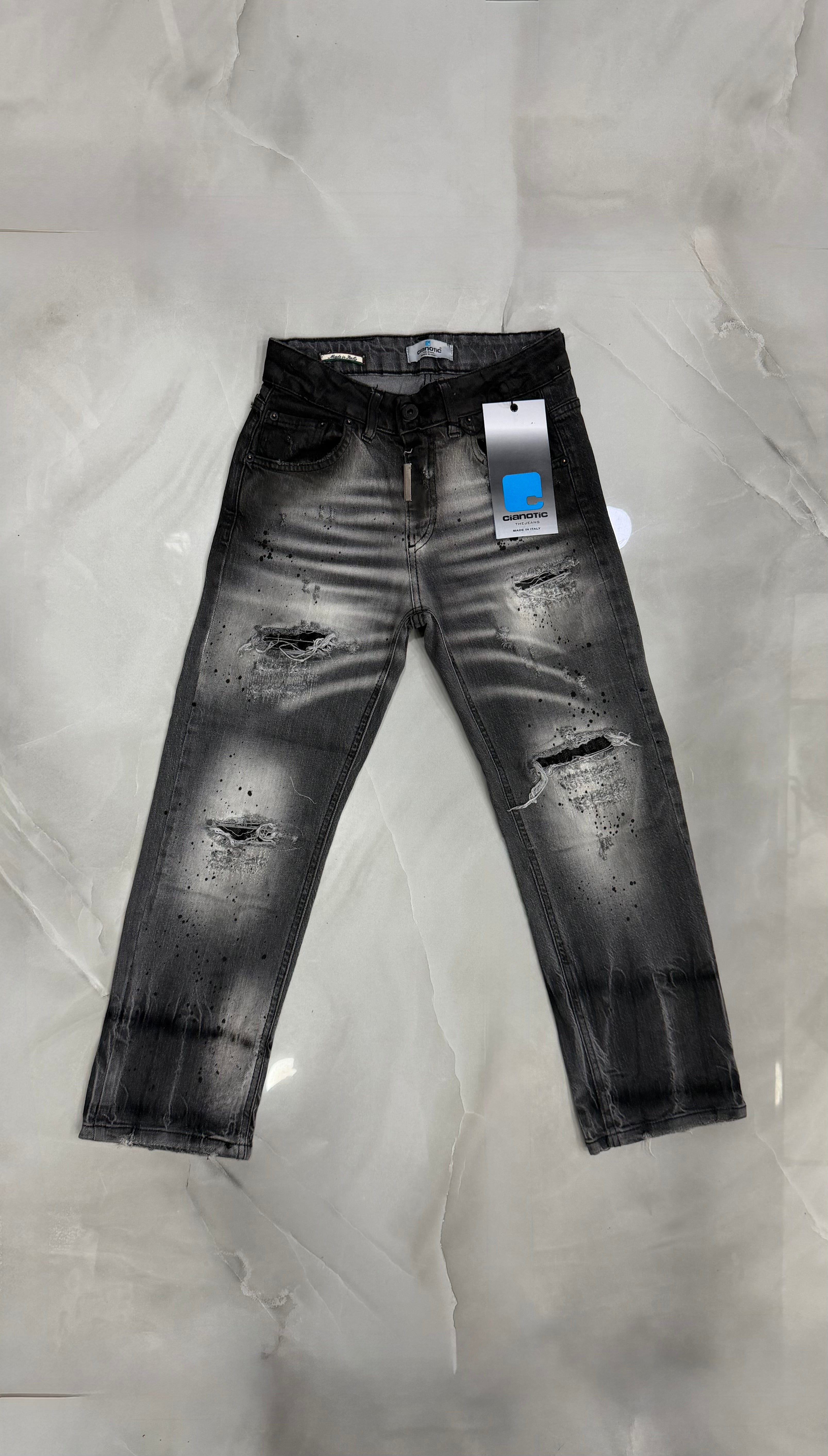 Jeans Junior Baggy Urban Bloom Cianotic
