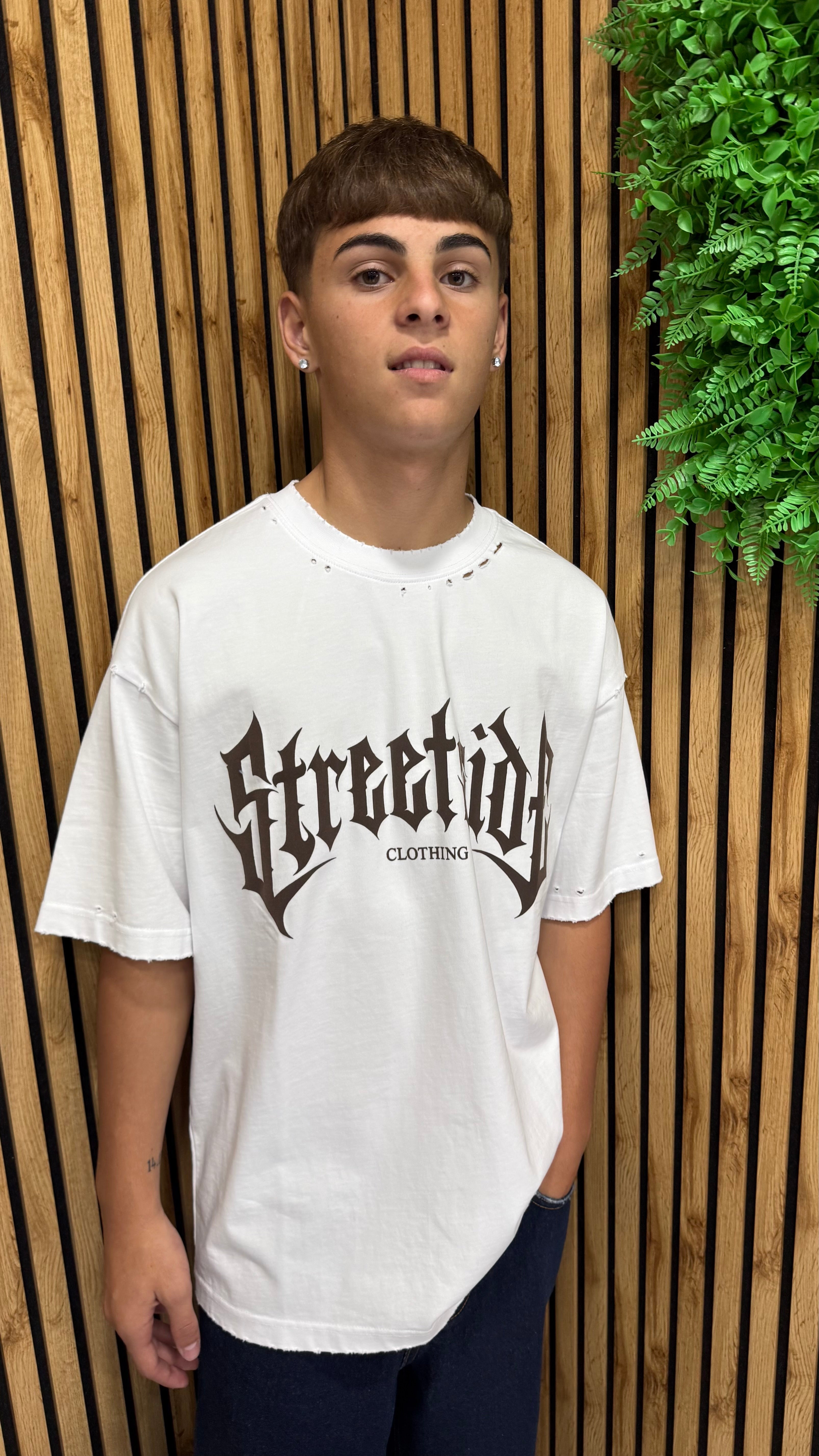T-Shirt Tessuto Doppiato "Streetside"