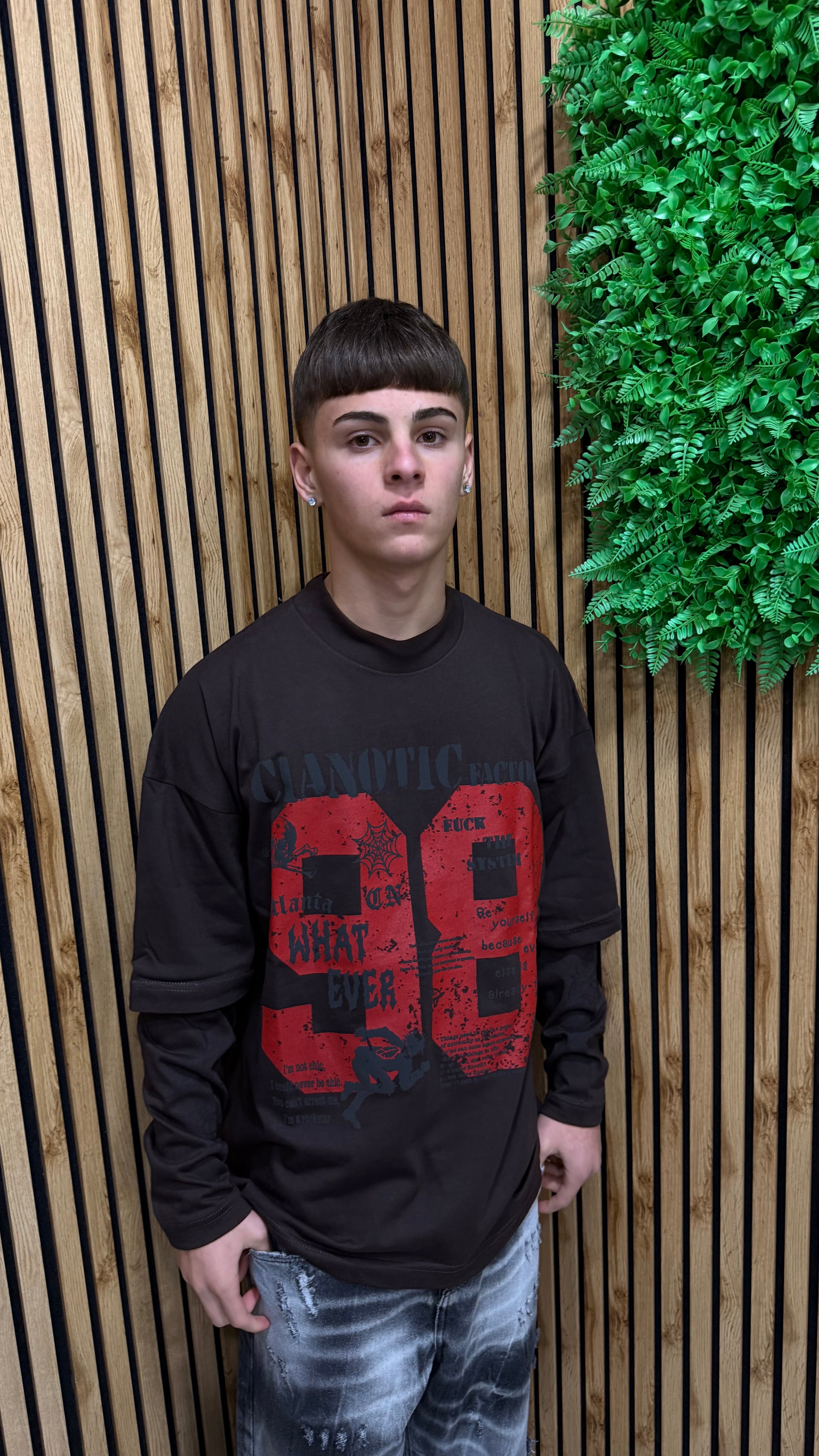 T-Shirt Long Sleeve 98 Cianotic 3 Colori