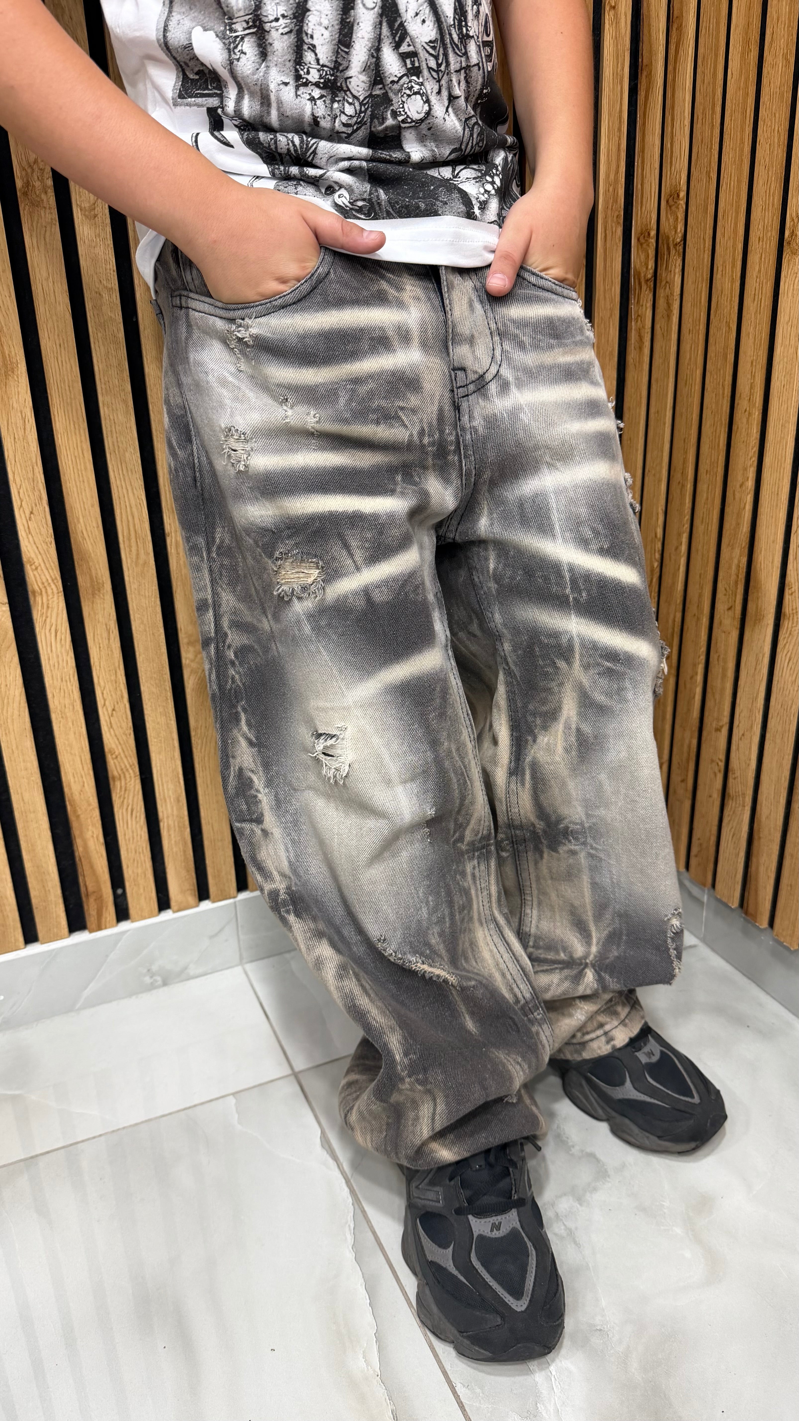 Jeans Baggy “Silver Drift” Junior