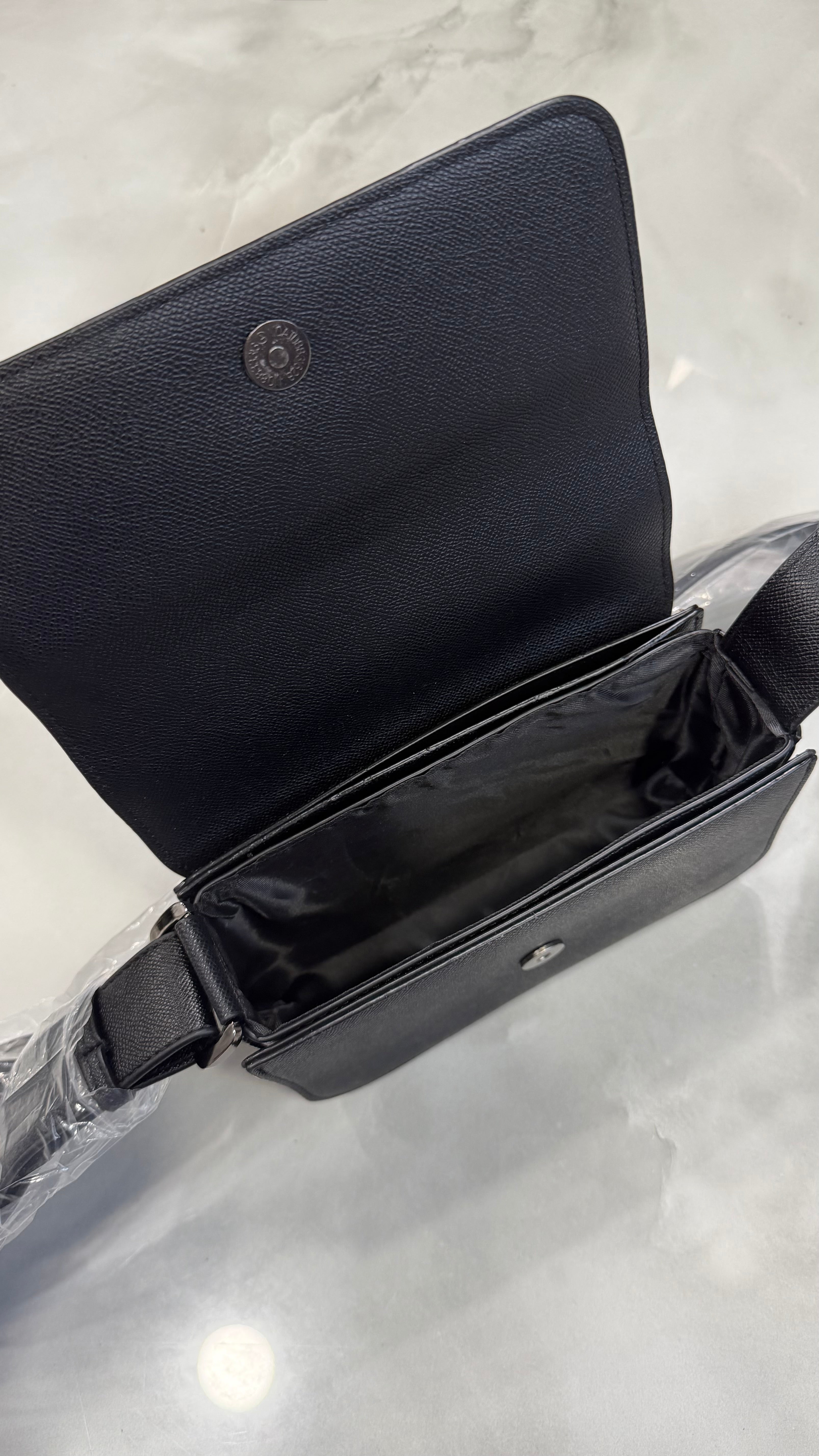 Borsello Uomo Black Essential