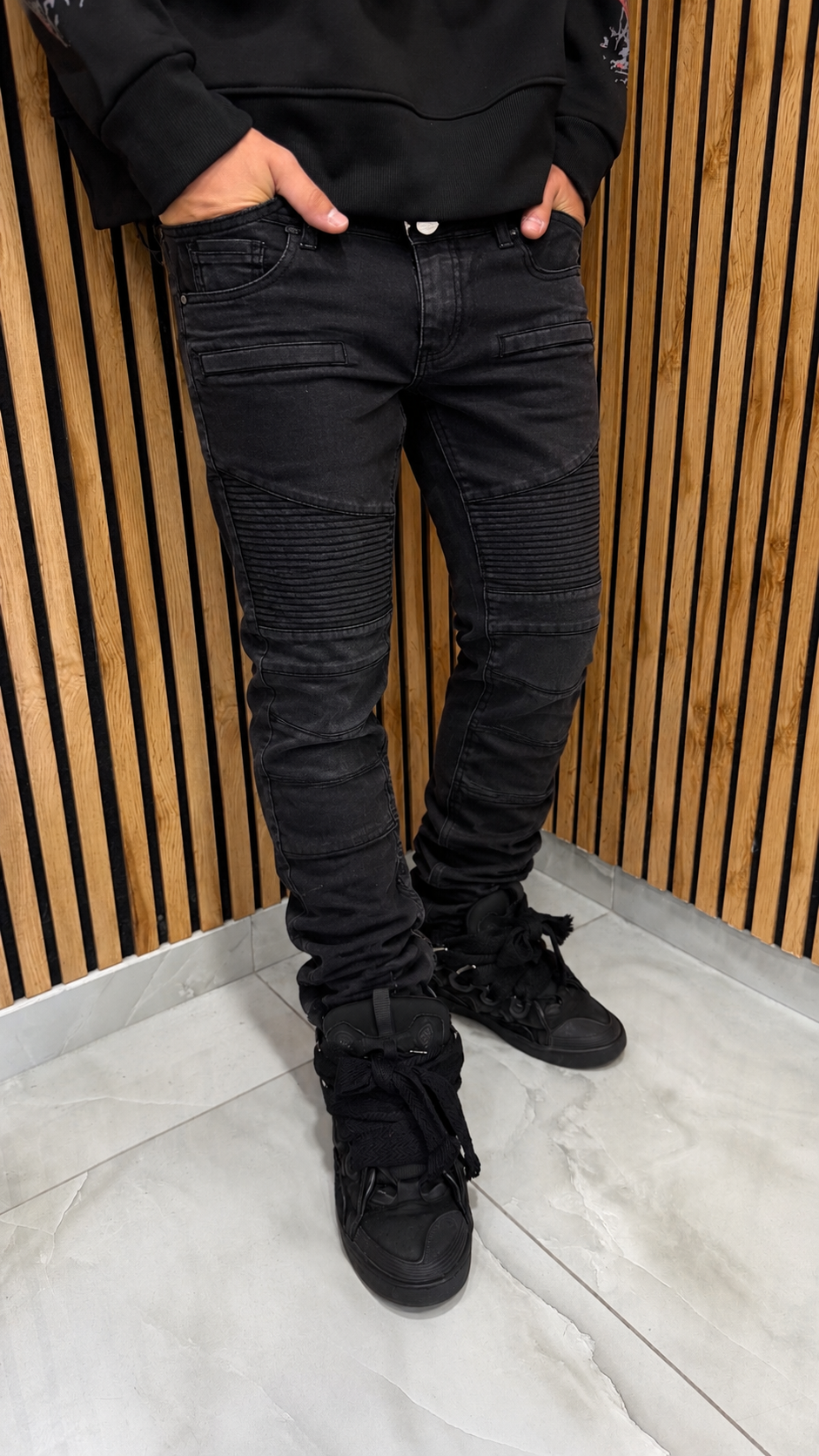 Jeans Uomo Skinny Biker Vanta Rider
