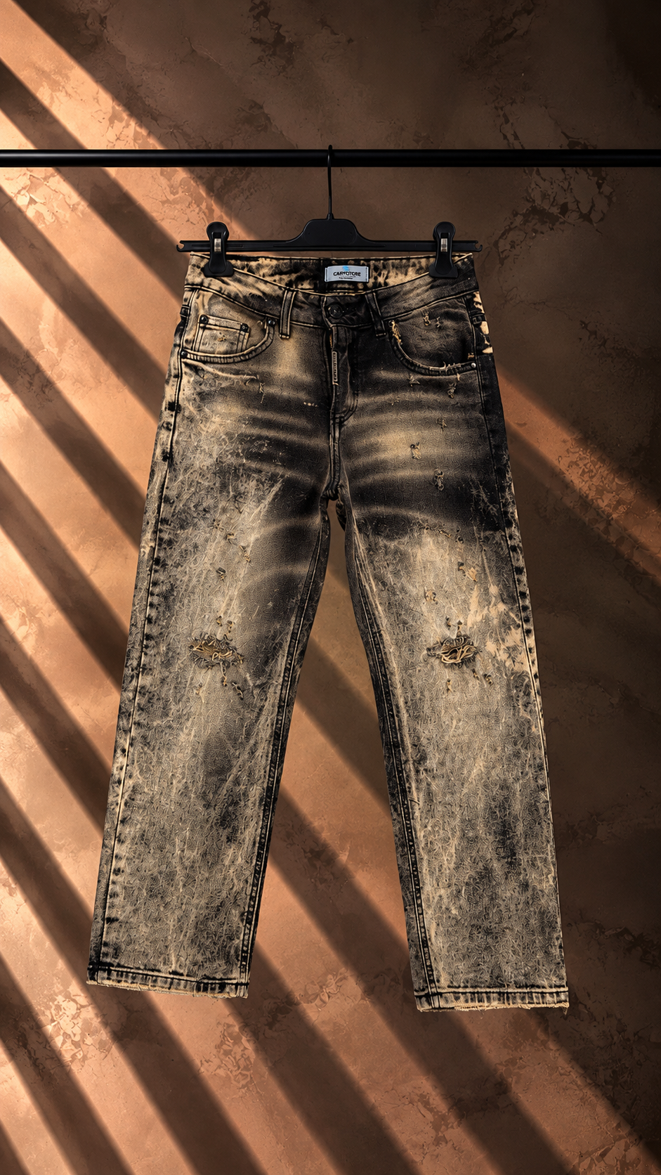 Jeans Junior Stark Sabbiato Black Cianotic