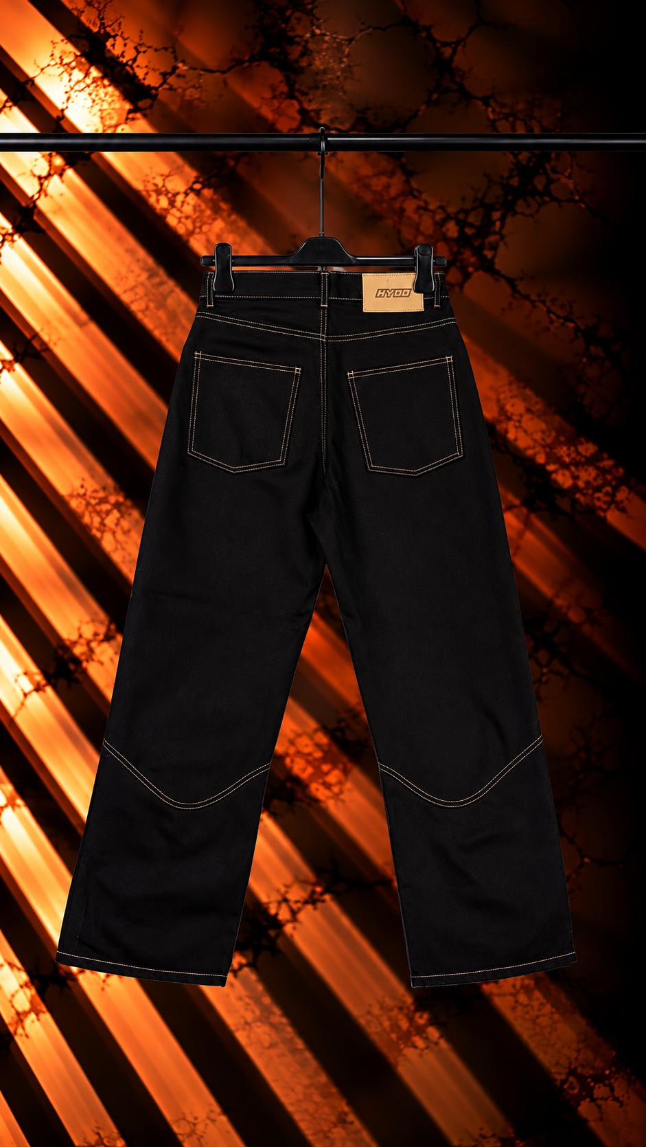 Jeans Uomo Baggy “New River” Black HYDO