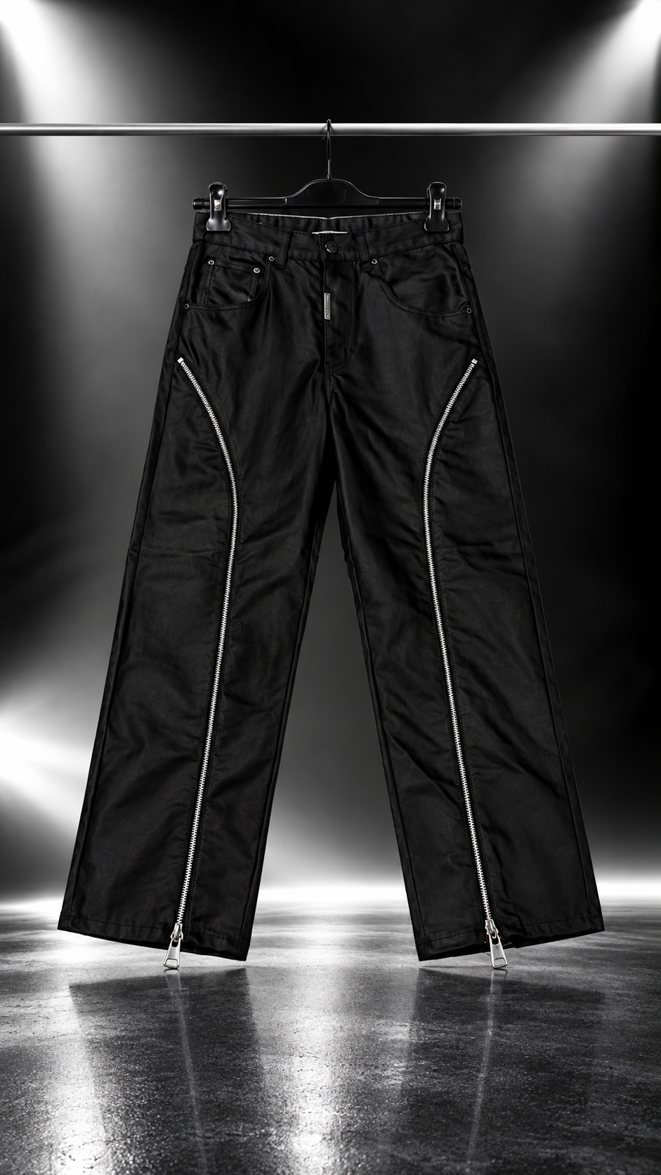 Jeans Uomo Super Baggy Distorted Spalmato Cianotic