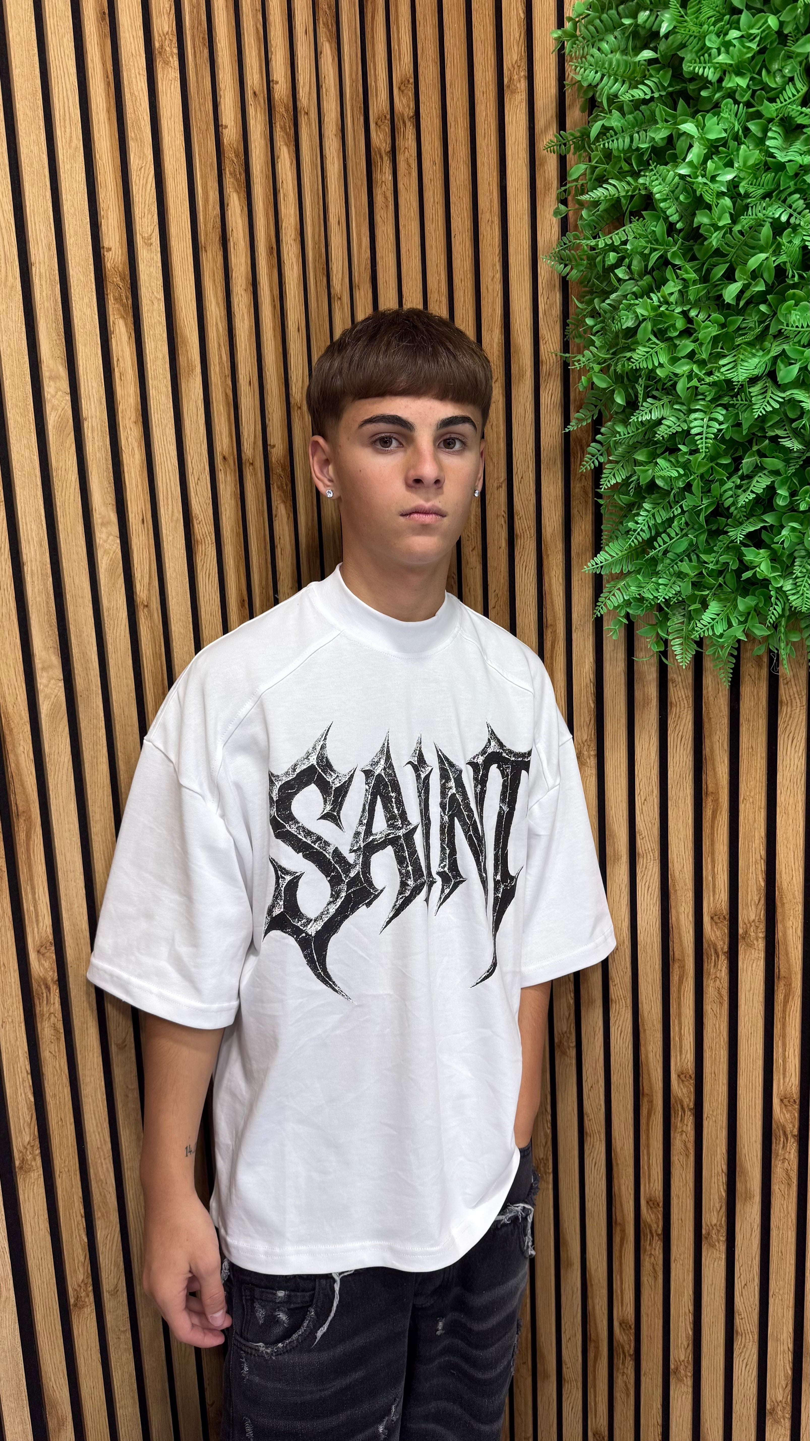 T-Shirt "Saint Ghotic" Tessuto Premium