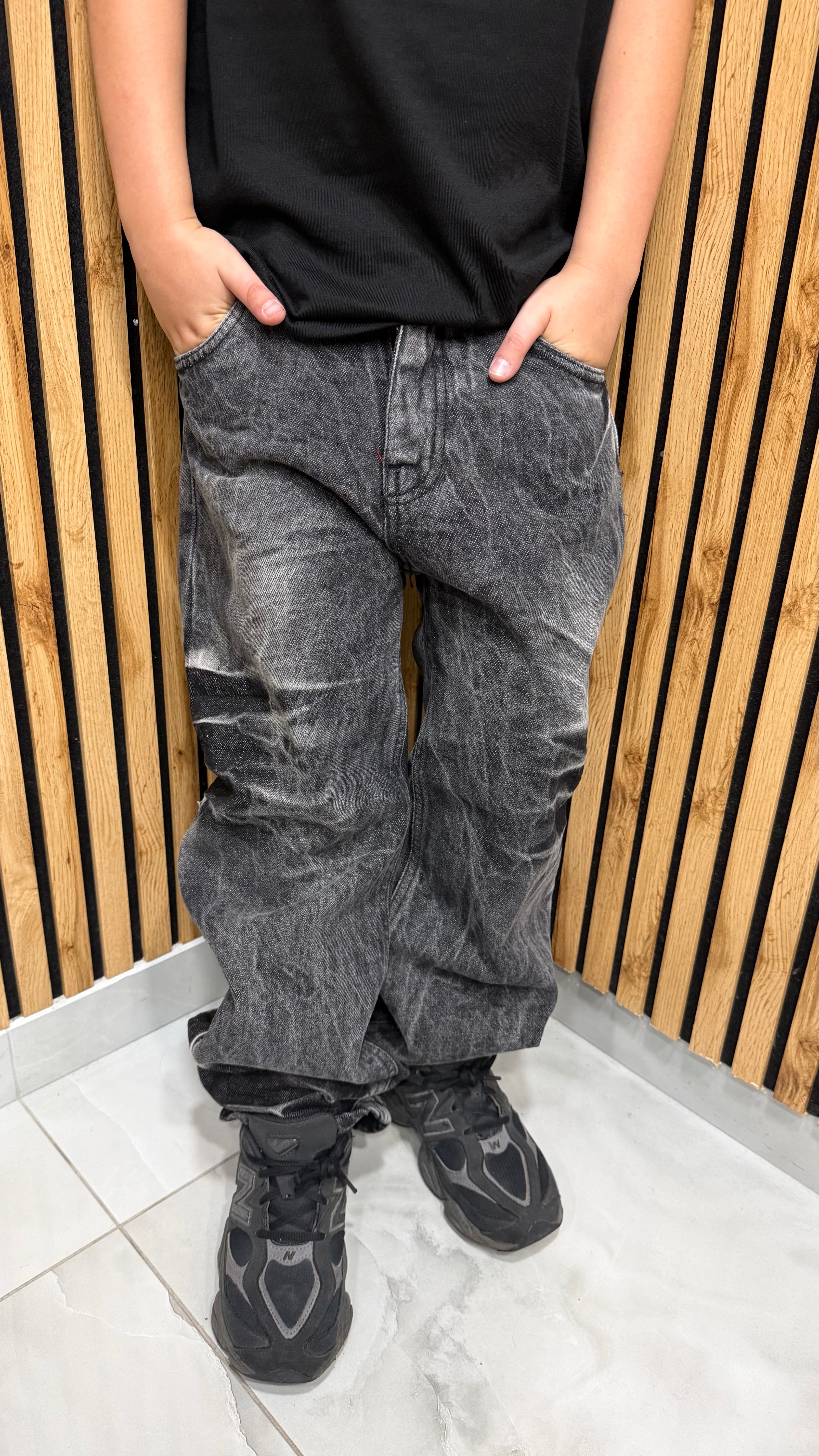 Jeans Baggy “Urban Grey” Junior