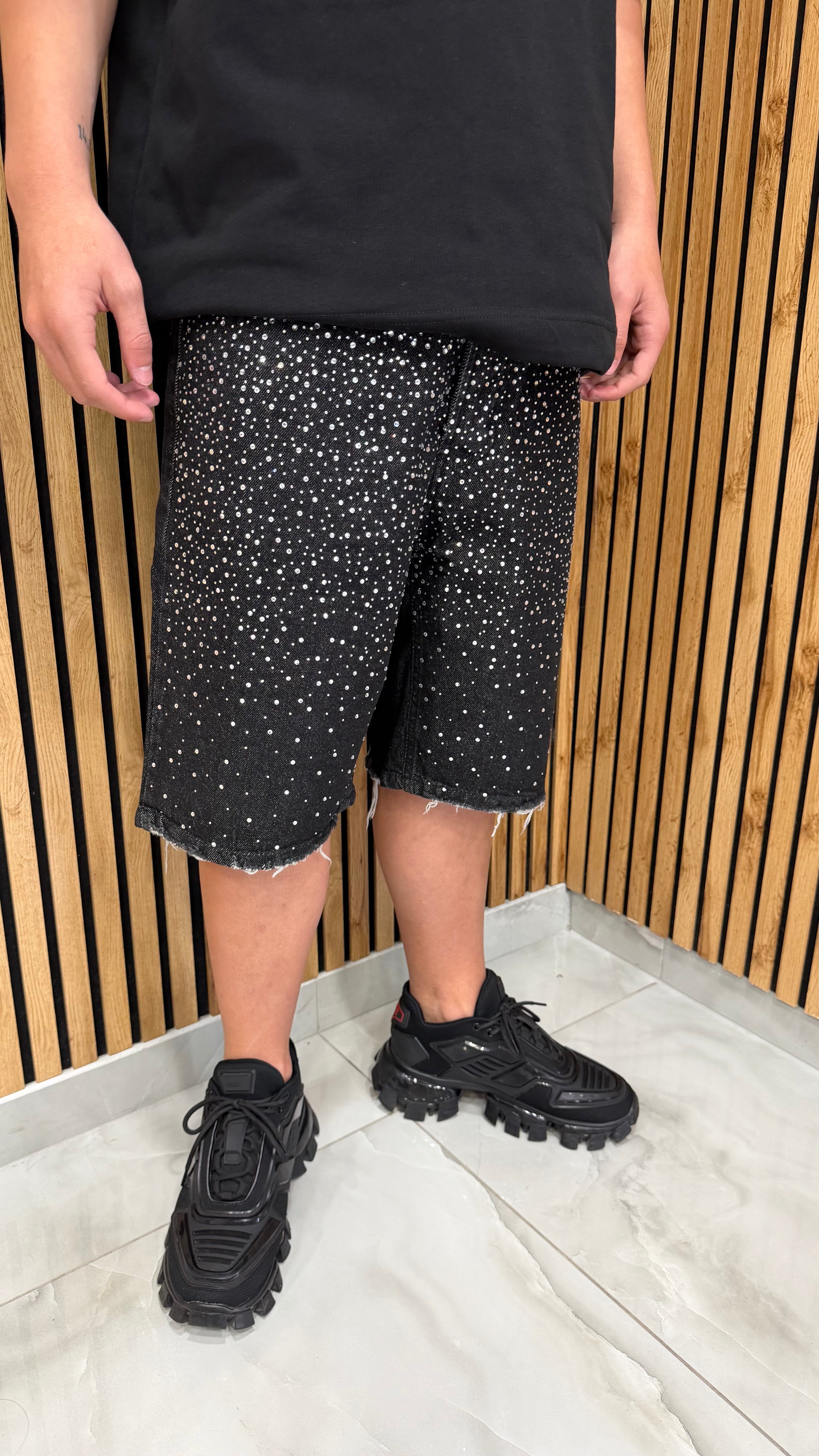 Jeans Short Diamond Black