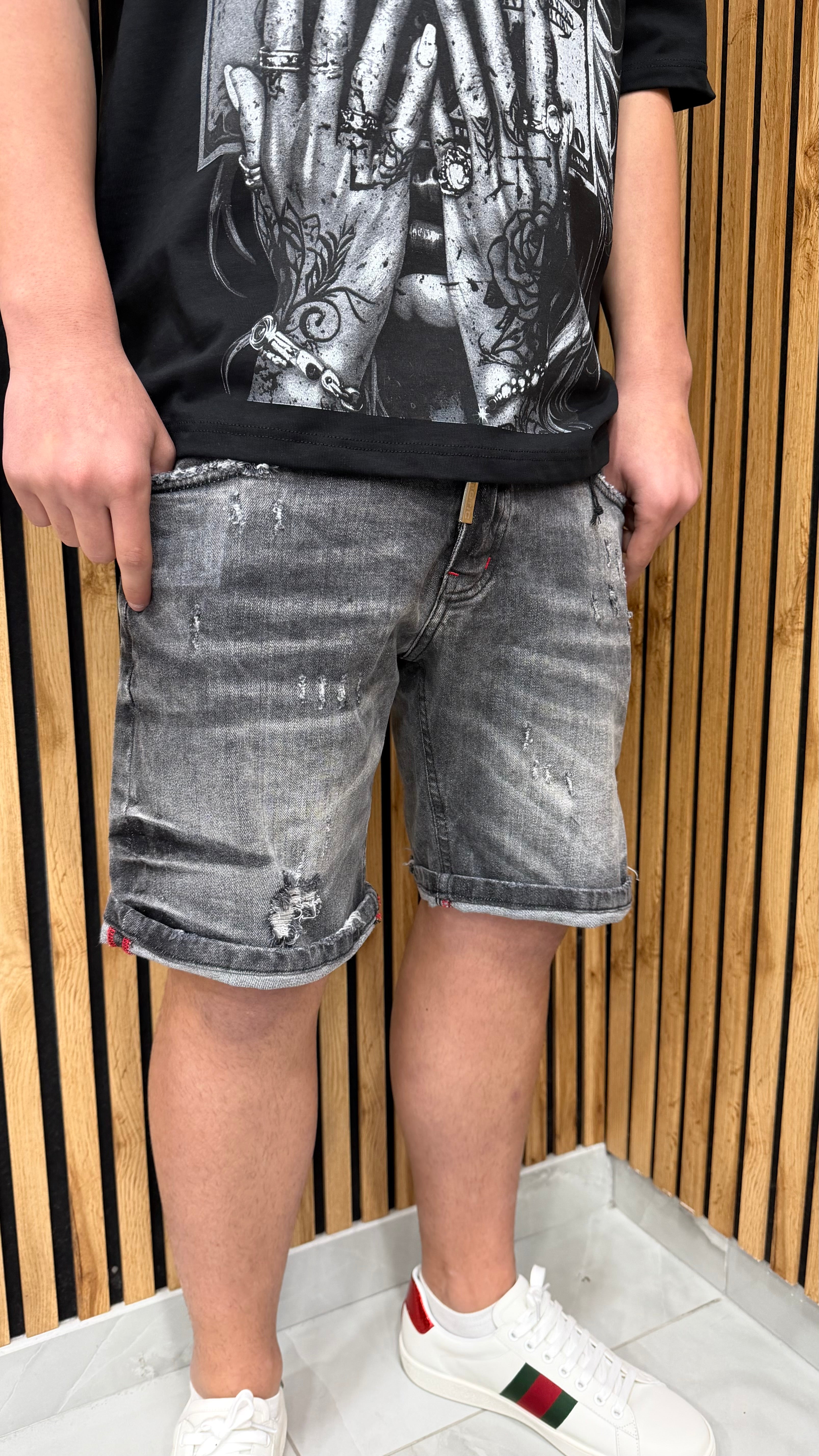 Jeans Short RMM3 Black Cianotic