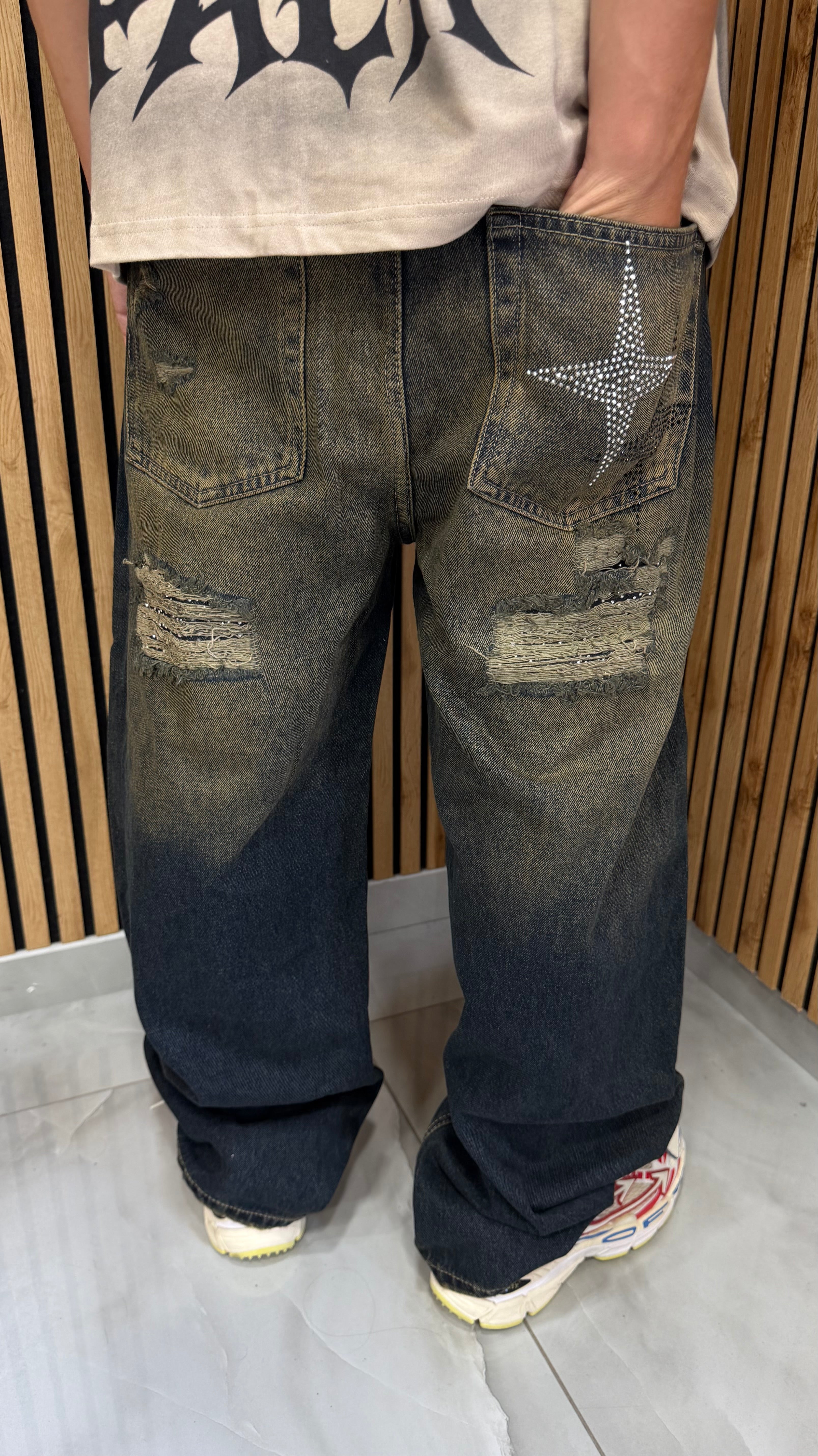 Jeans Baggy Uomo “Stars”
