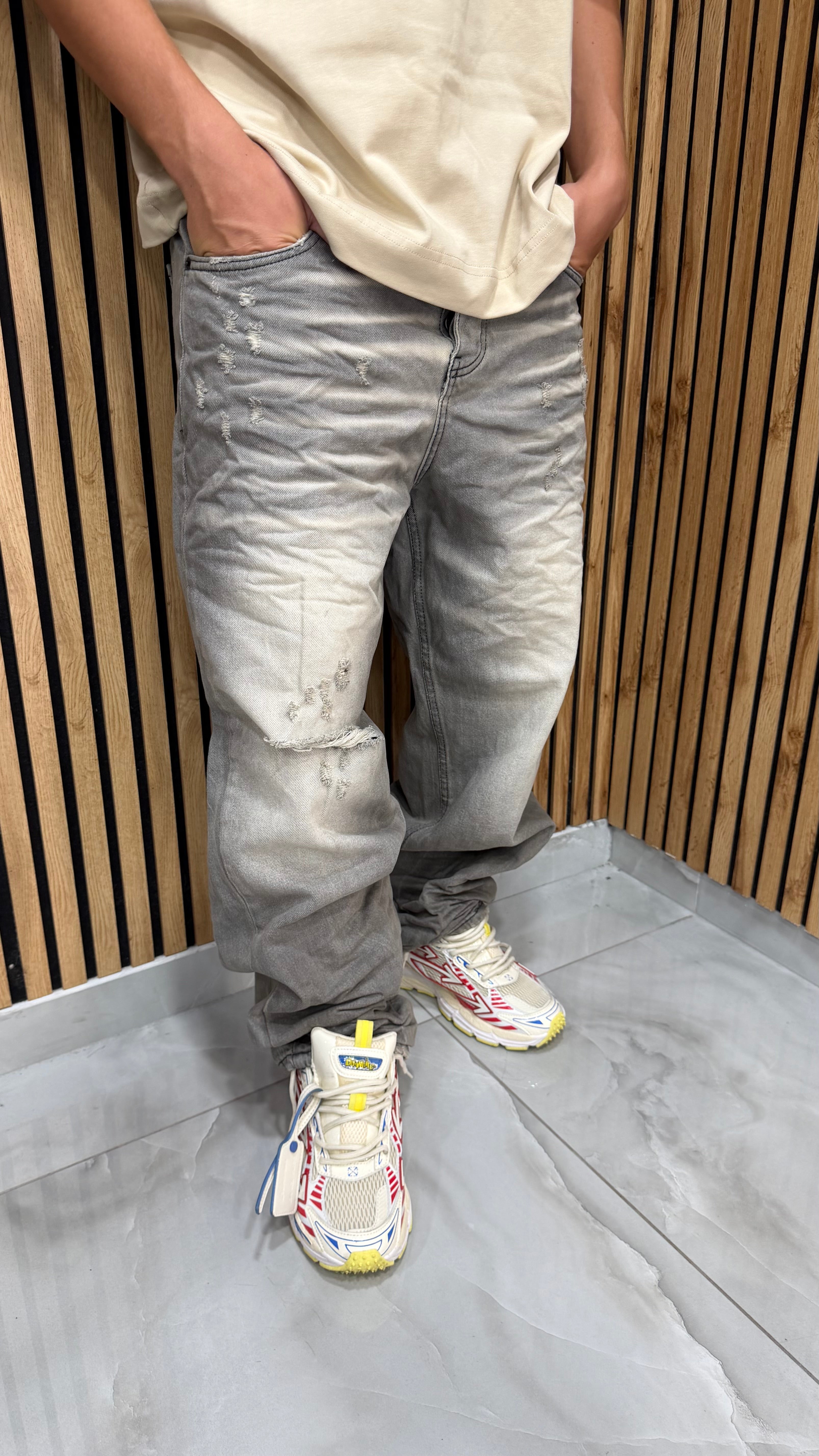 Jeans Uomo Urban Fade 2 Grey Cianotic