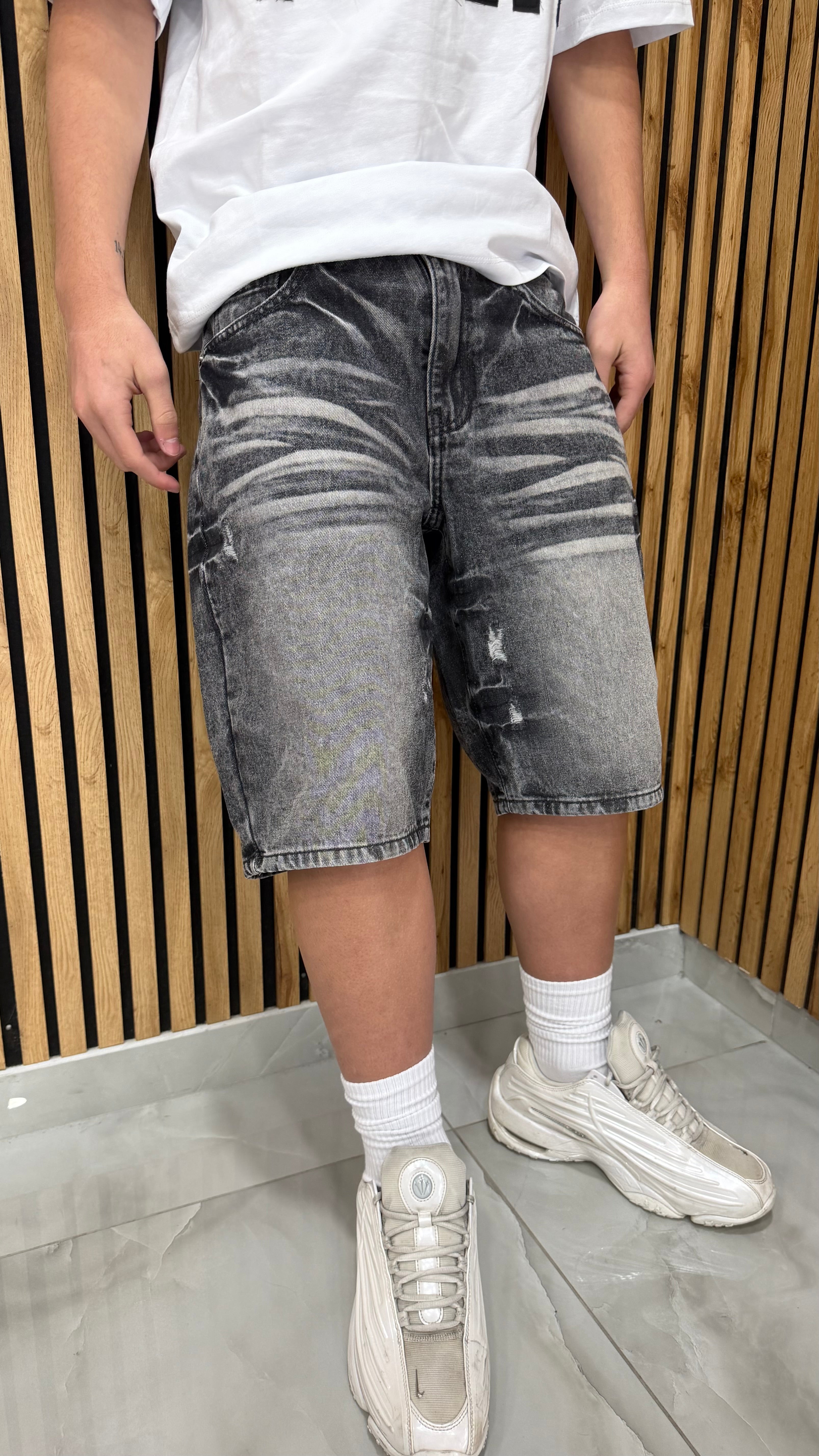 Jeans Shorts Denim “Steel”
