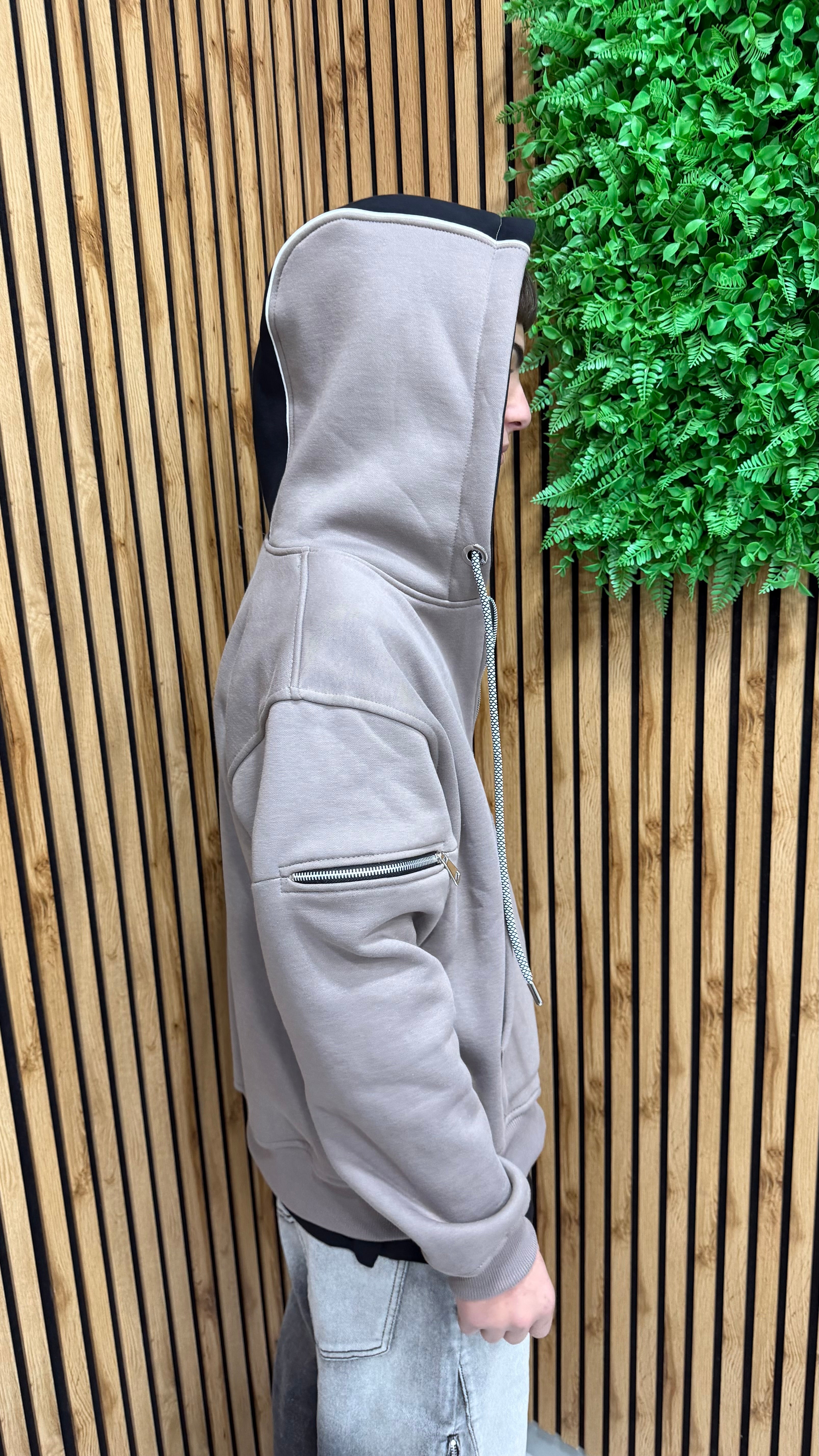 Felpa Multi Zip JM Premium Quality