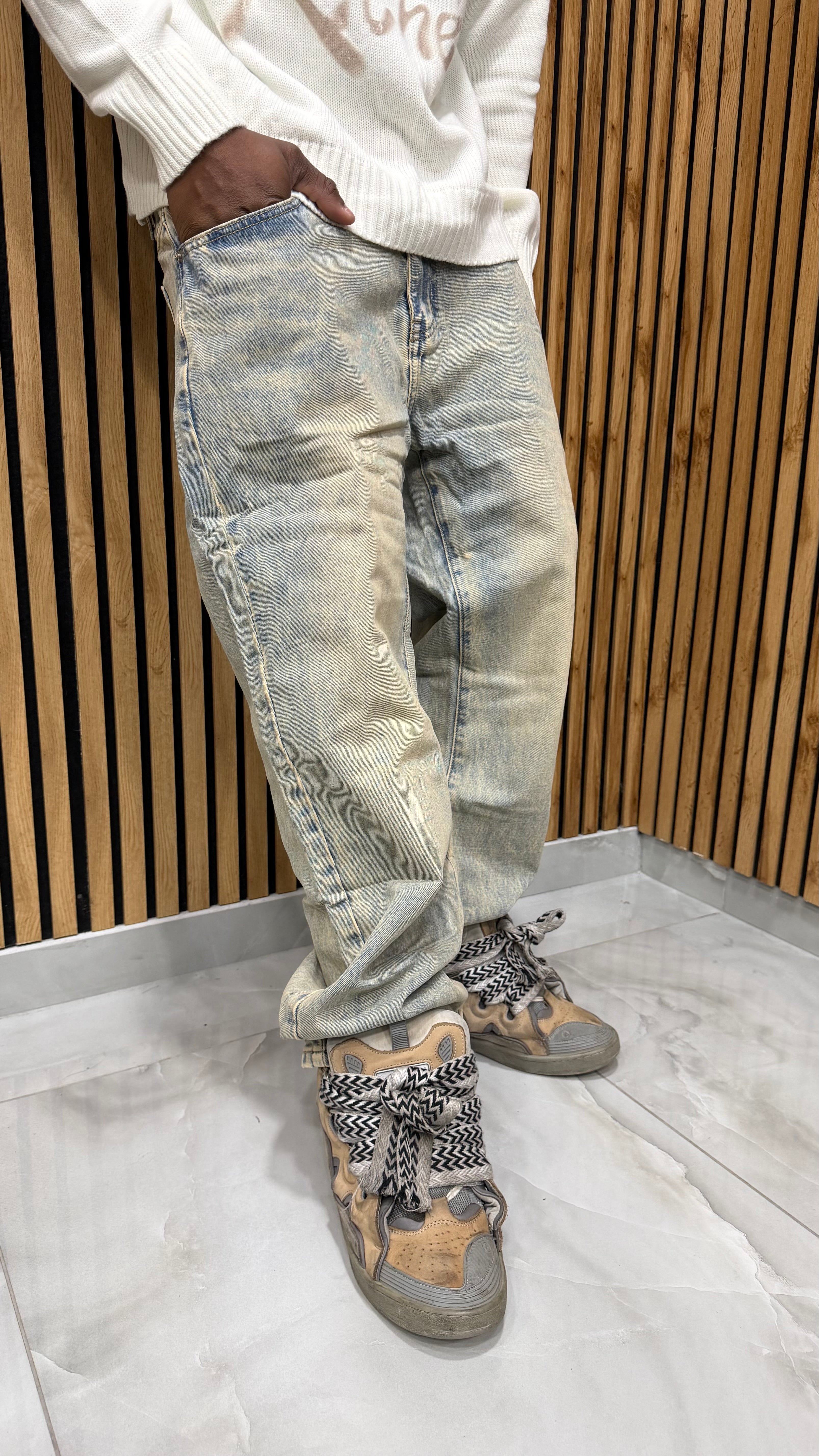 Jeans Baggy “Light Sand”