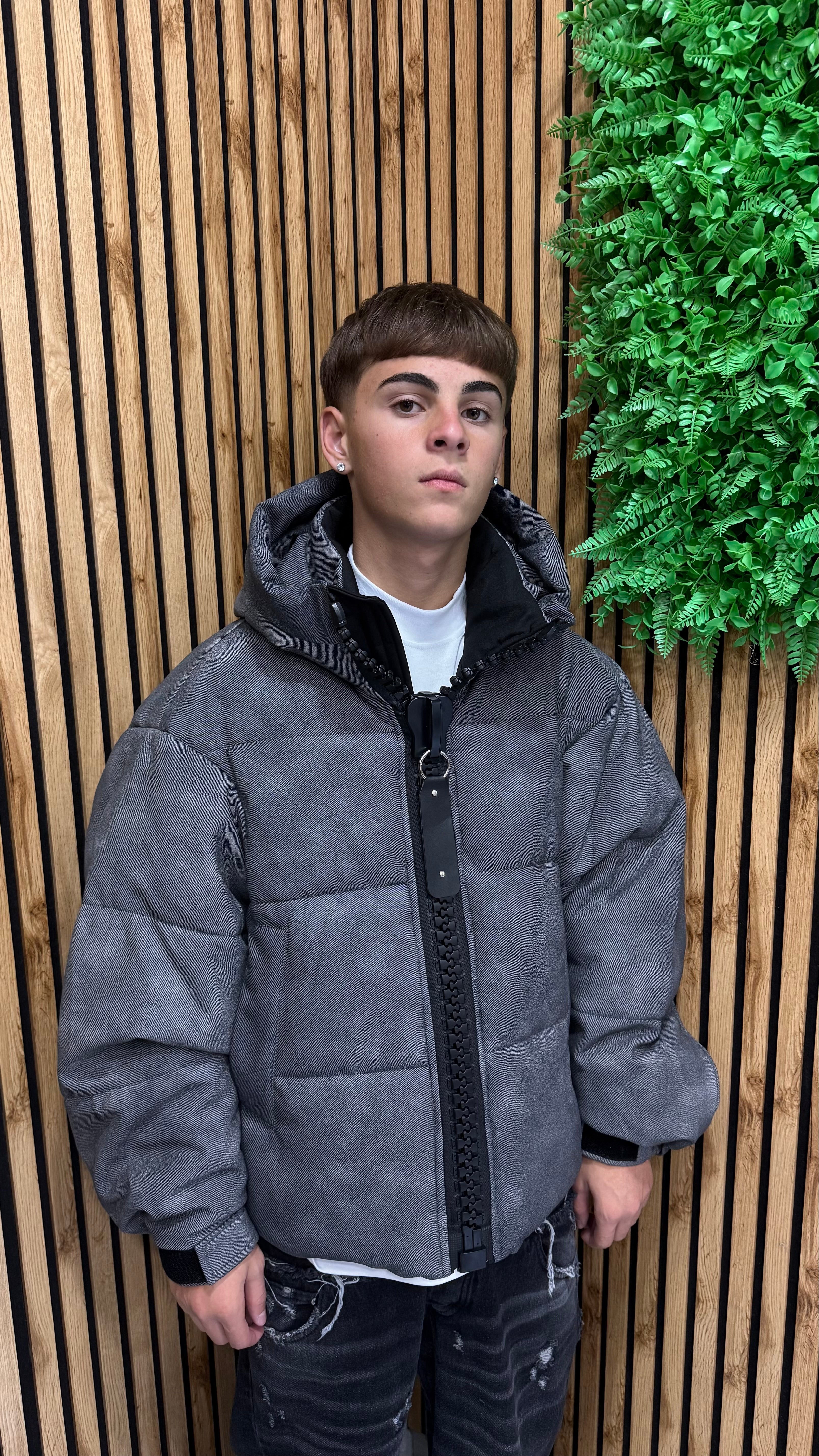 Giubotto Mood "Balen*iaga" Zip Central Oversize