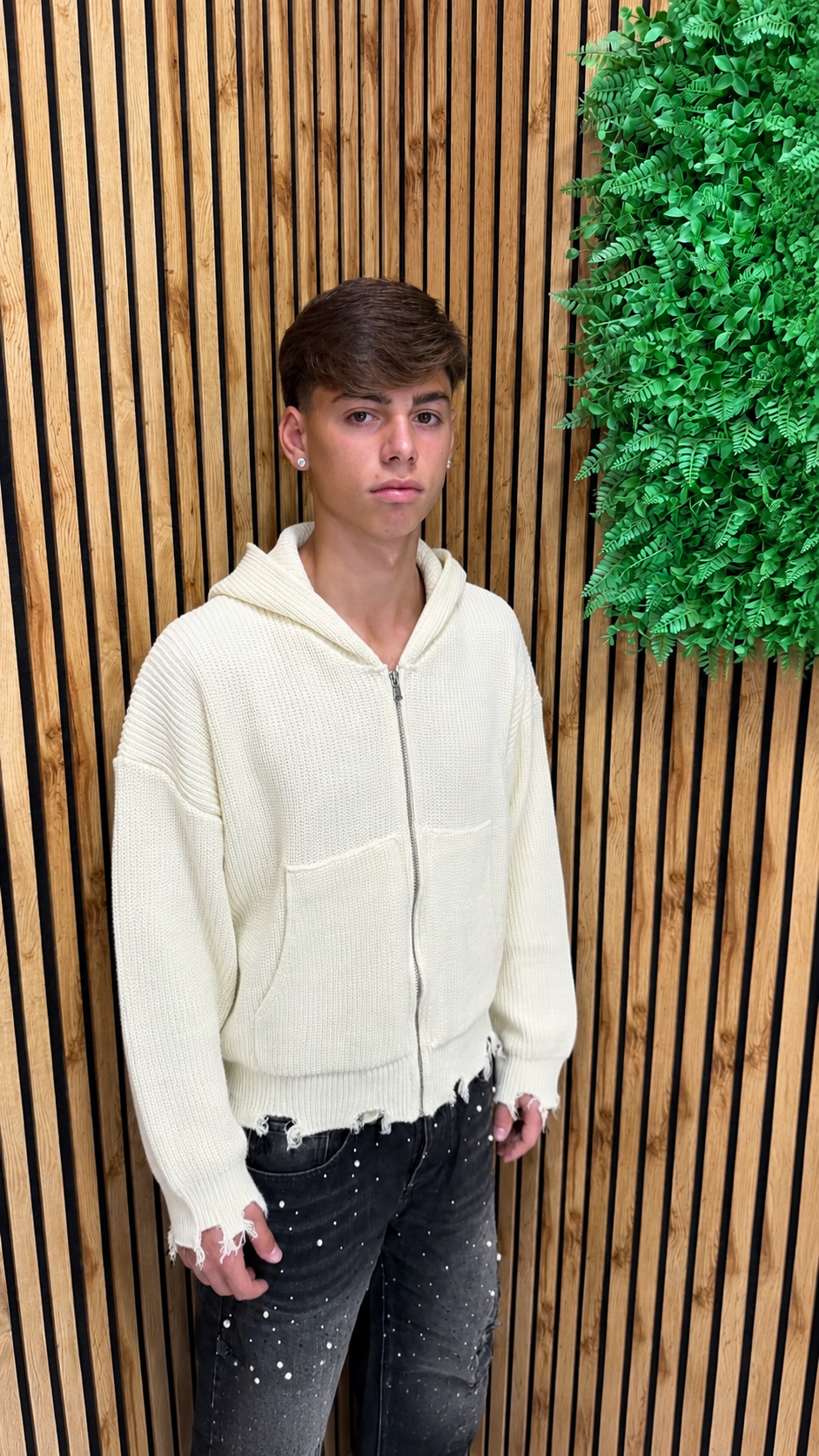 Maglione Uomo “Fringed Sweater” 4 Colori