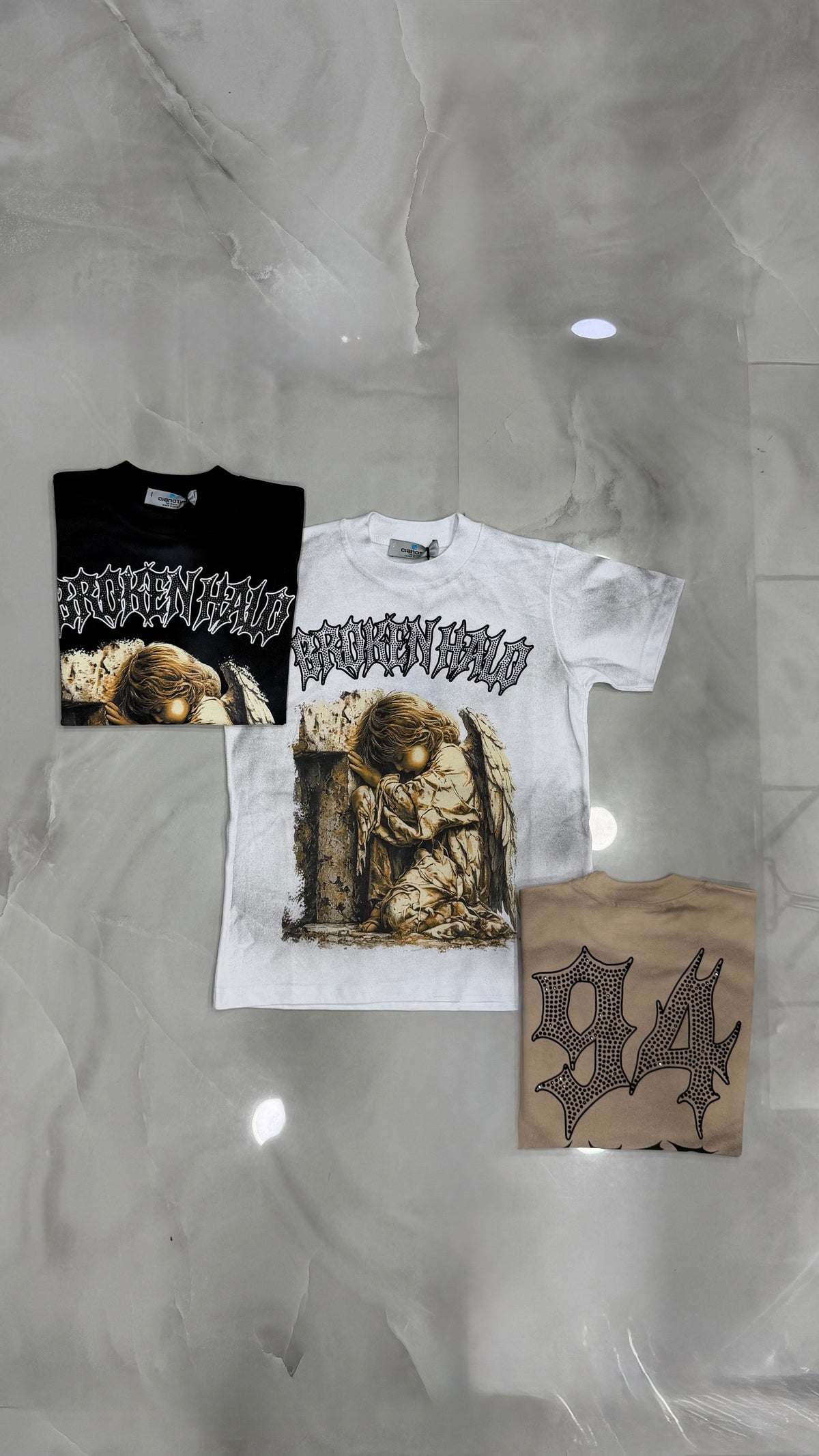 T-Shirt Junior Broken 3 Colori Cianotic