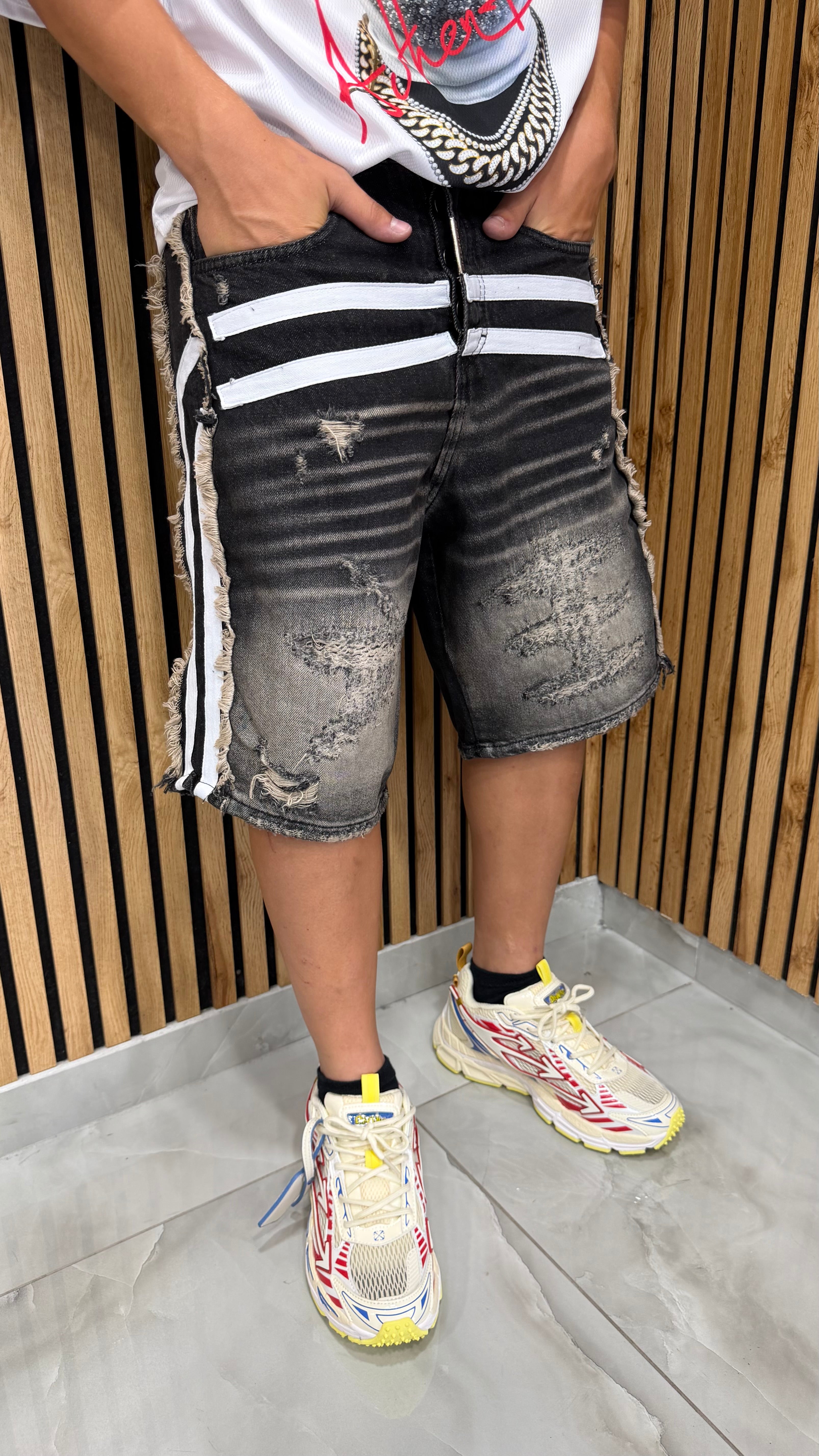 Jeans Shorts Ray 2 Colori Cianotic