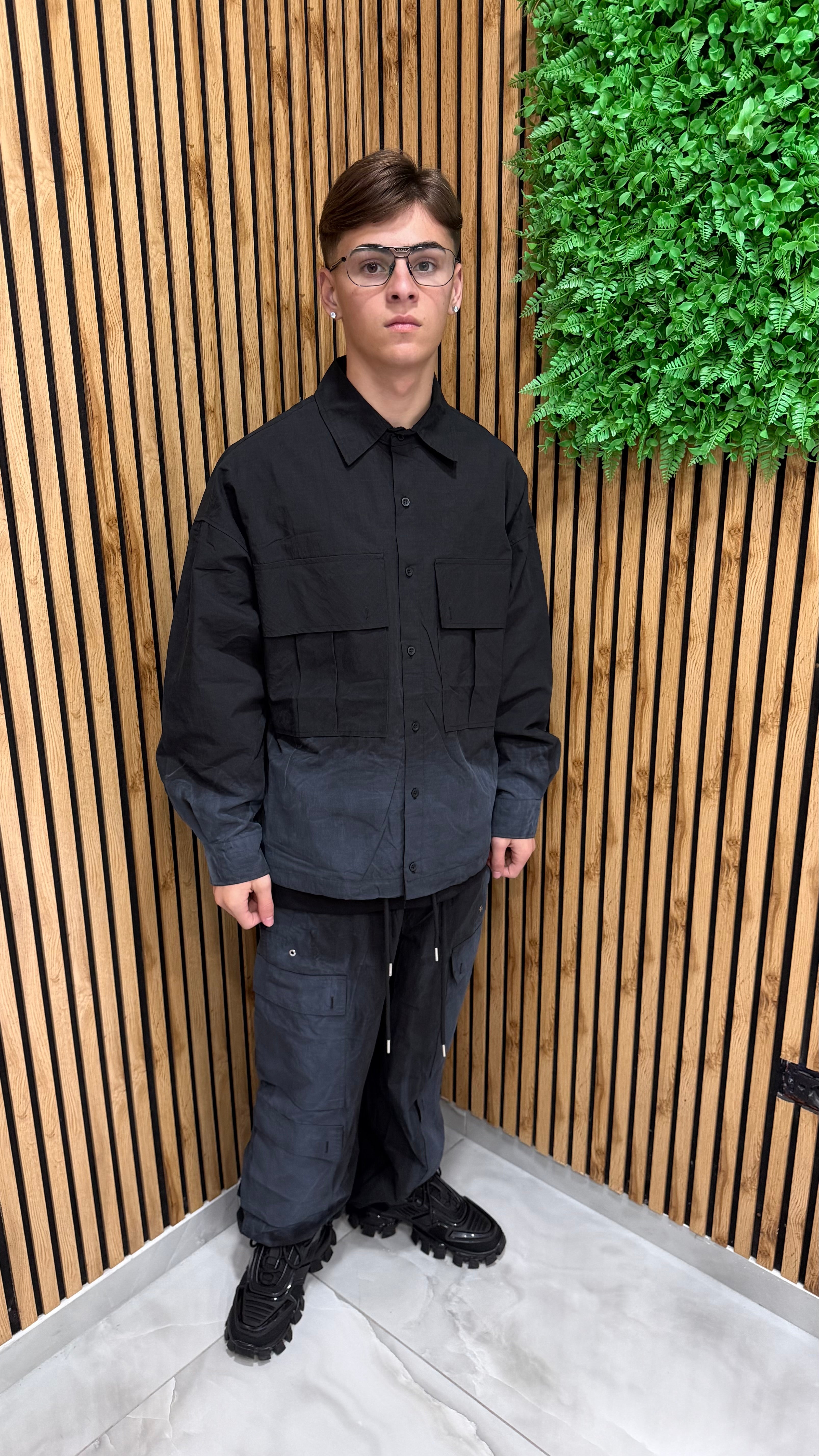 Coordinato “Cargo Sfumed” Black