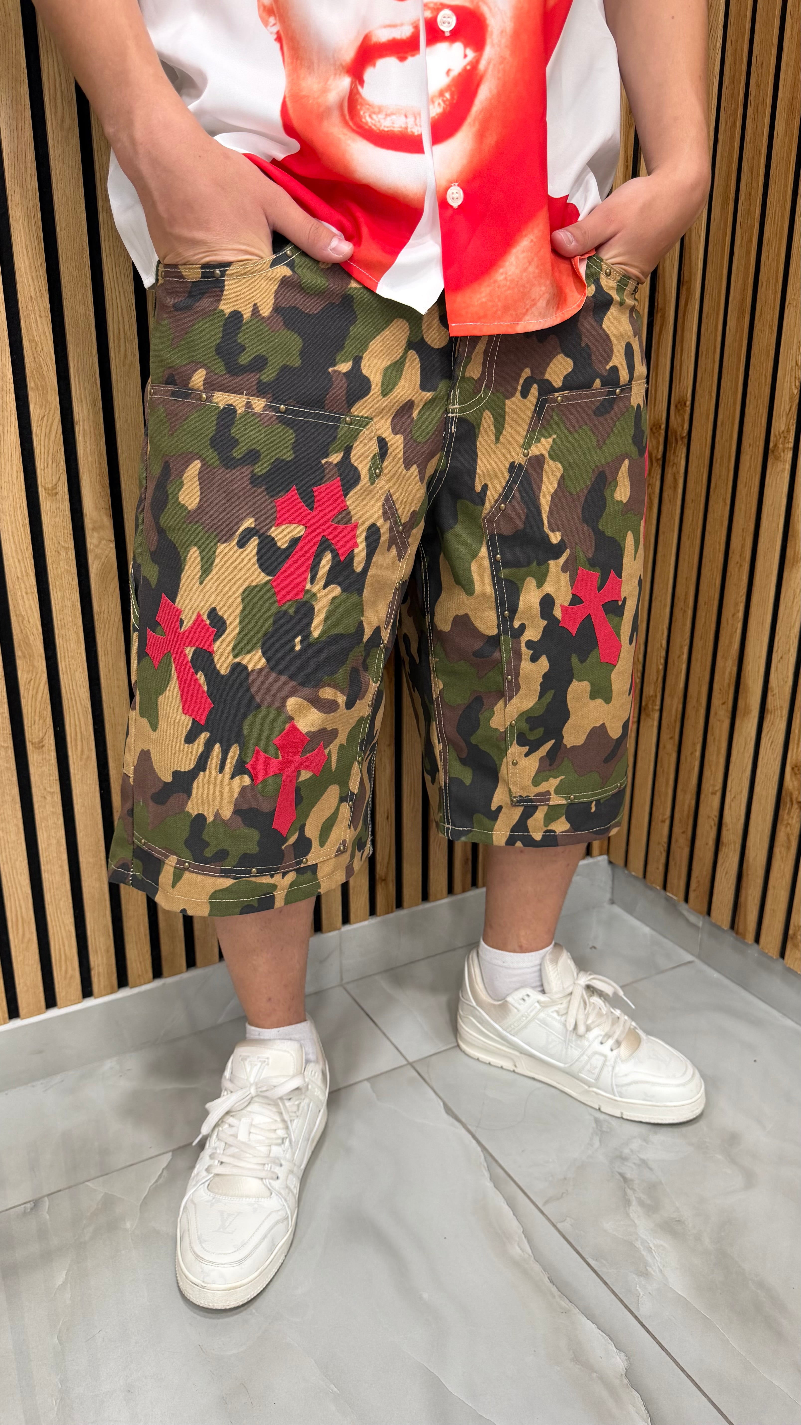 Jeans Shorts Army “Crome He**ts” Militar