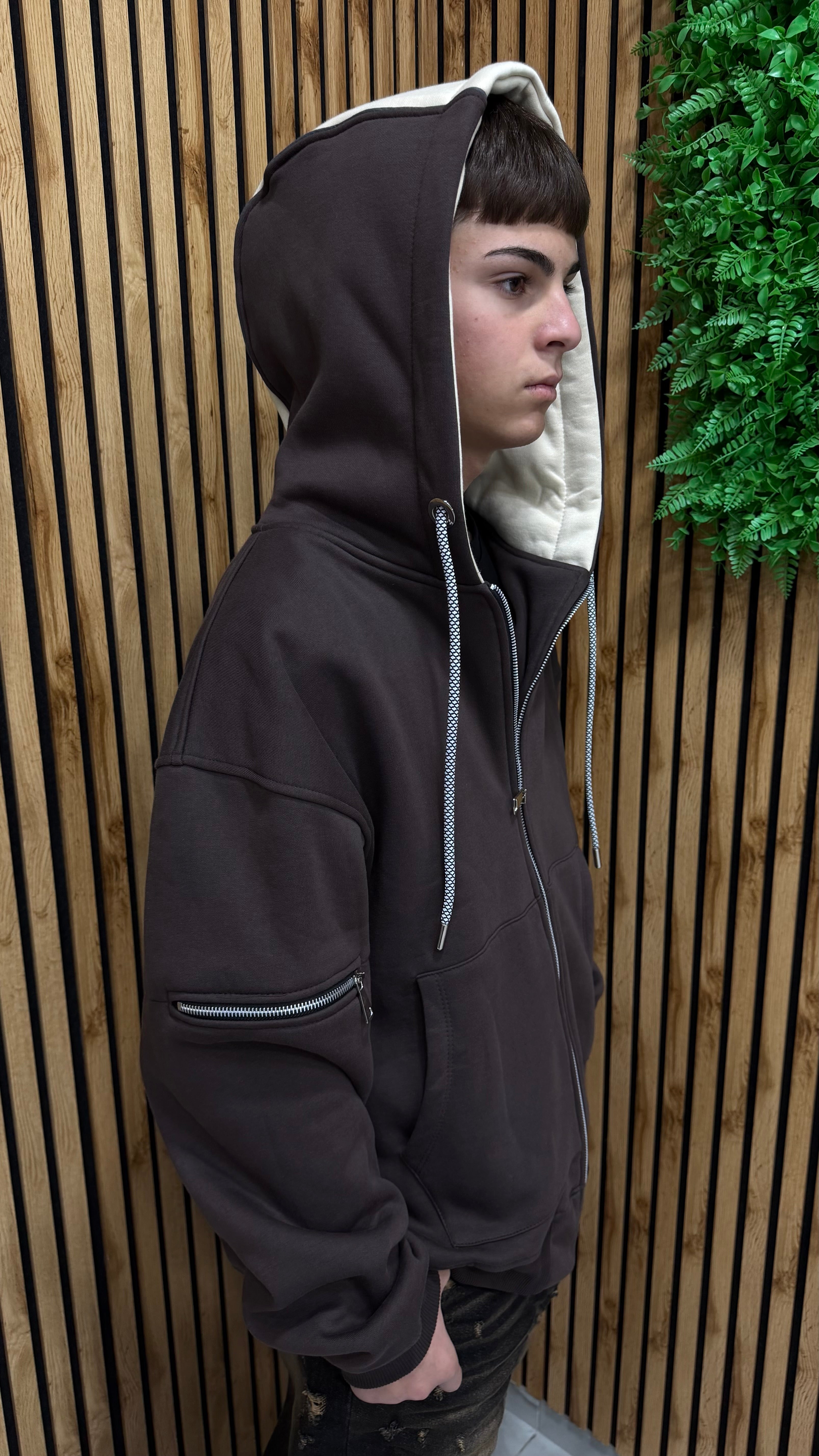 Felpa Multi Zip JM Premium Quality