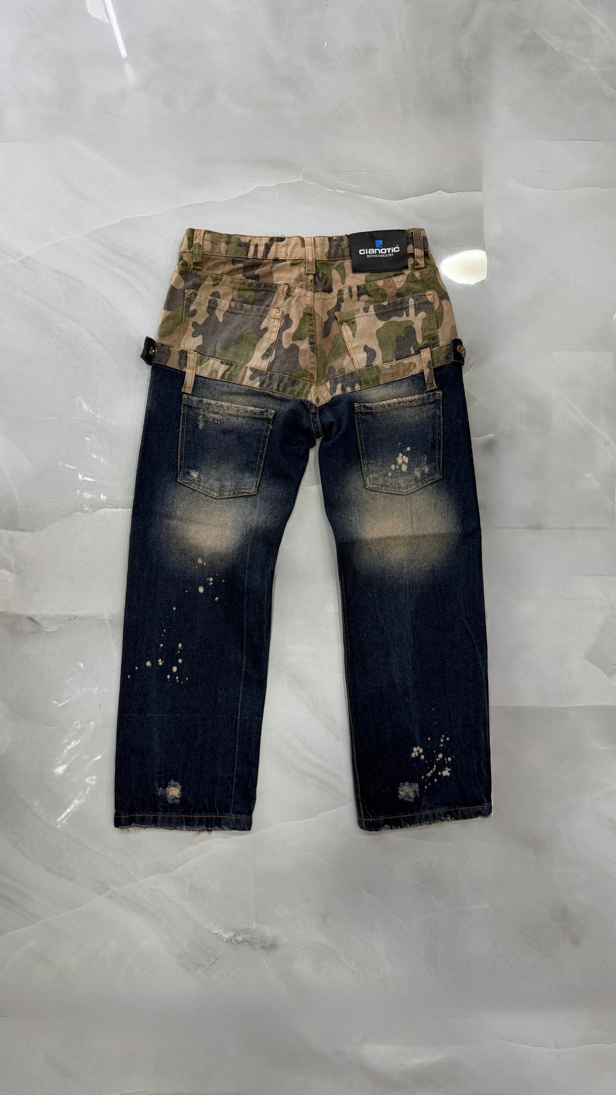 Jeans Junior Baggy 552 Army Blue Cianotic
