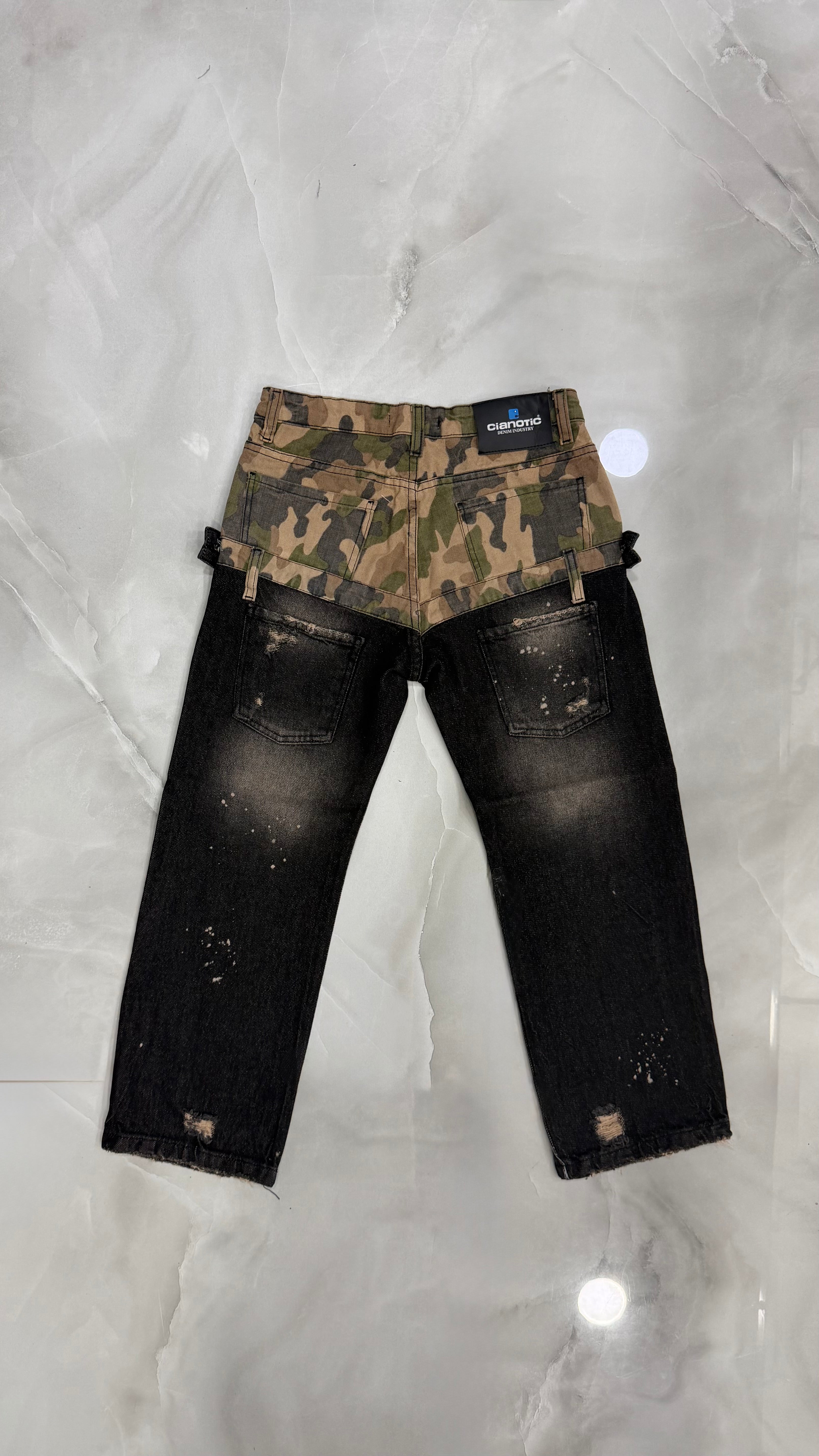 Jeans Junior Baggy 552 Army Black Cianotic