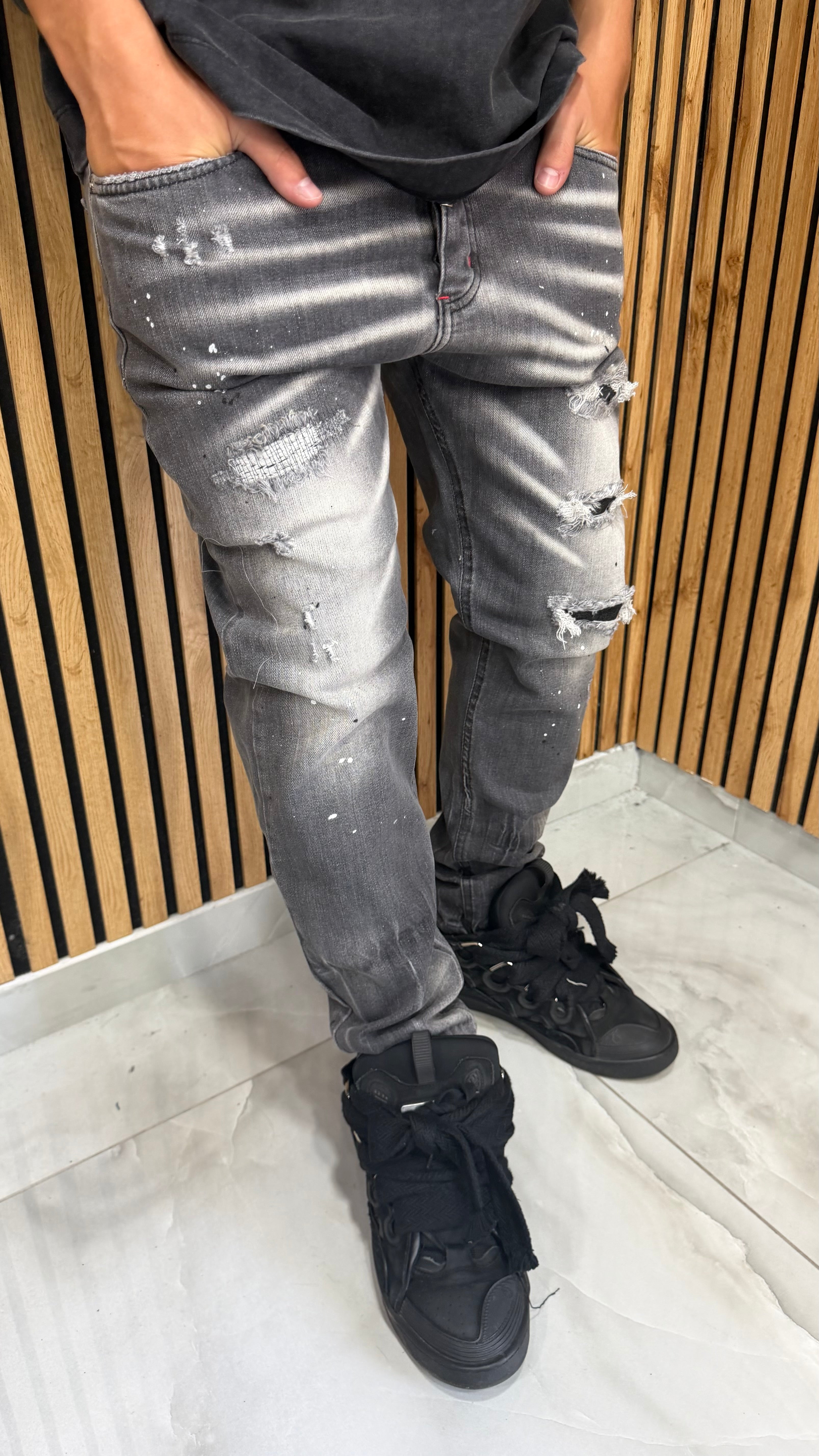 Jeans Uomo Mood DSQ Mattihew Black 2 Cianotic