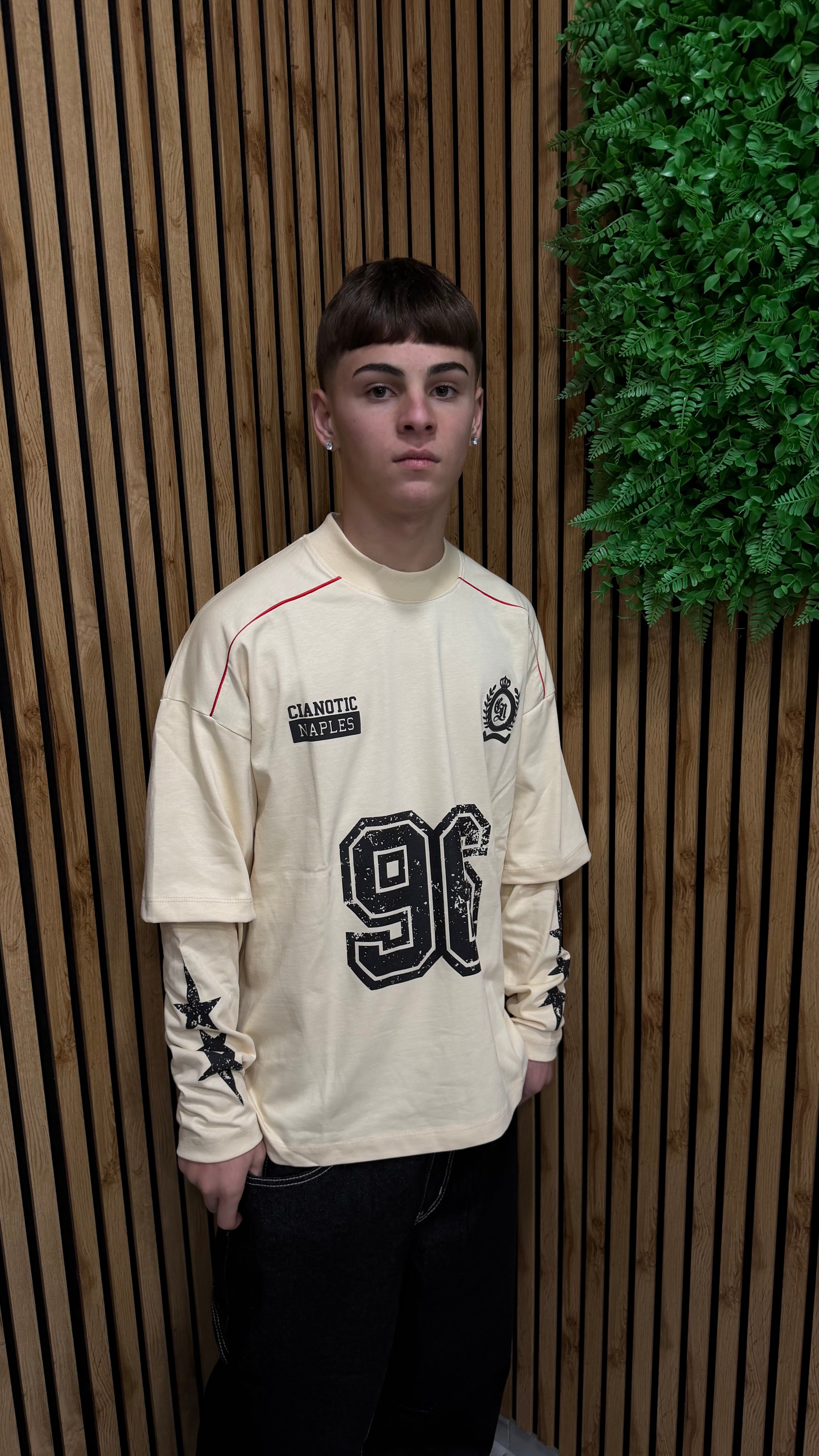 T-Shirt Long Sleeve 96 Cianotic 4 Colori