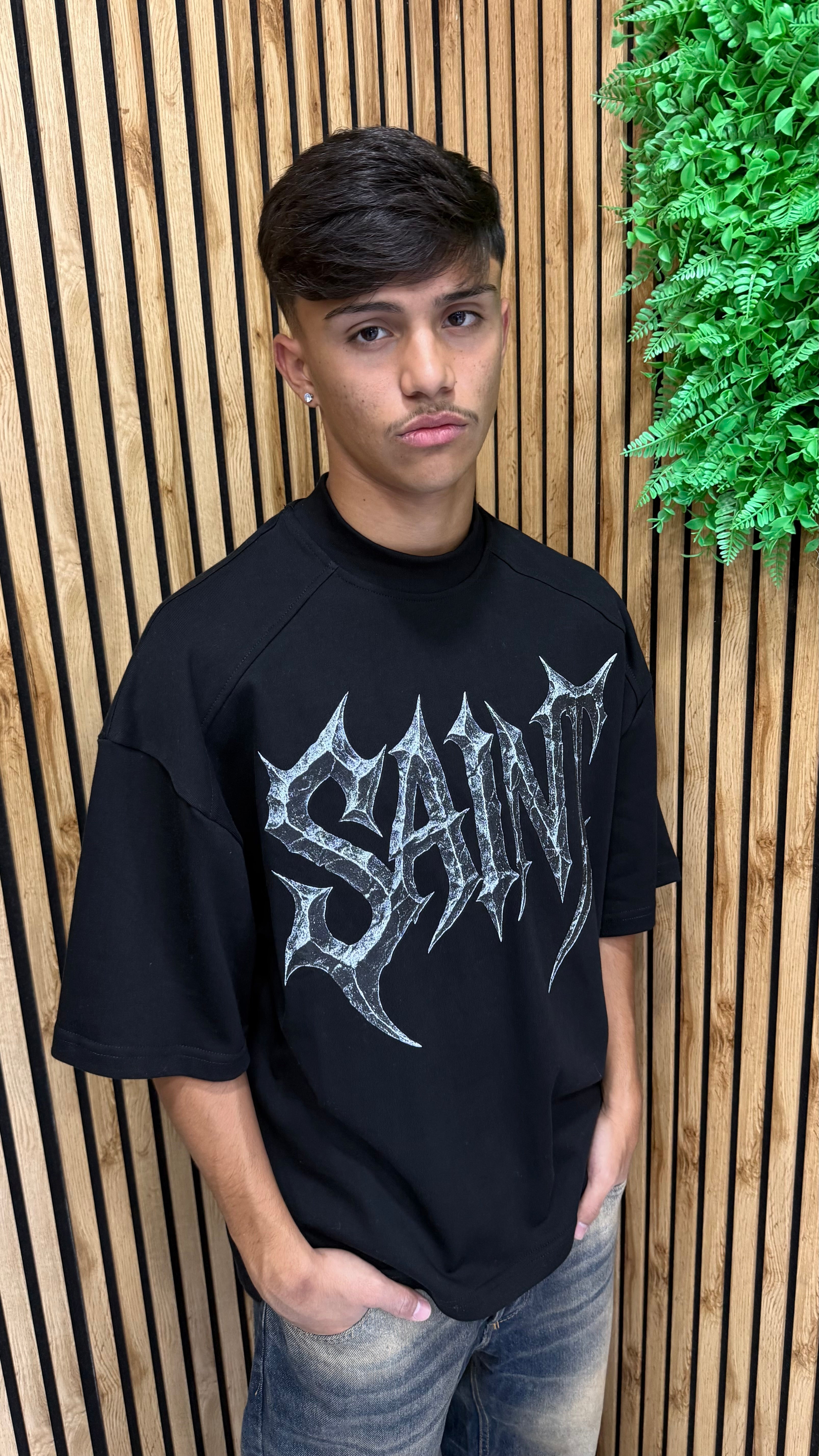 T-Shirt "Saint Ghotic" Tessuto Premium