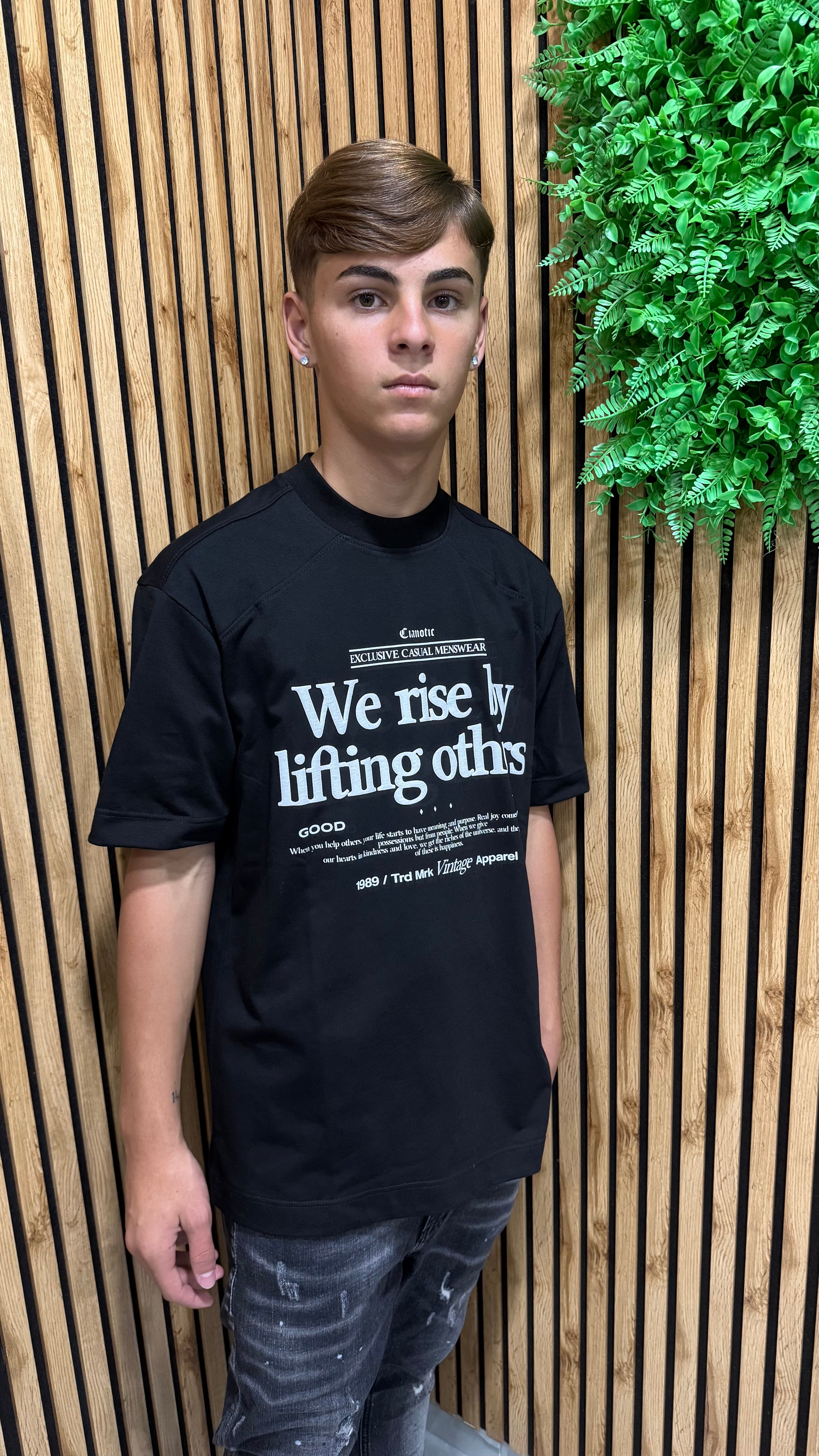 T-Shirt Rise Cianotic