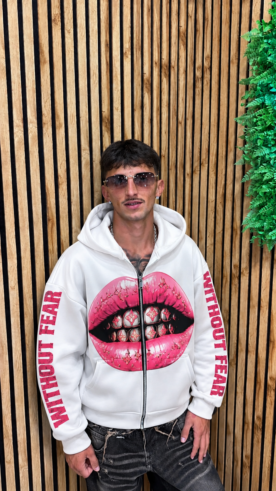 Felpa Uomo “Mouth Zipped” 2 Colori TPWR