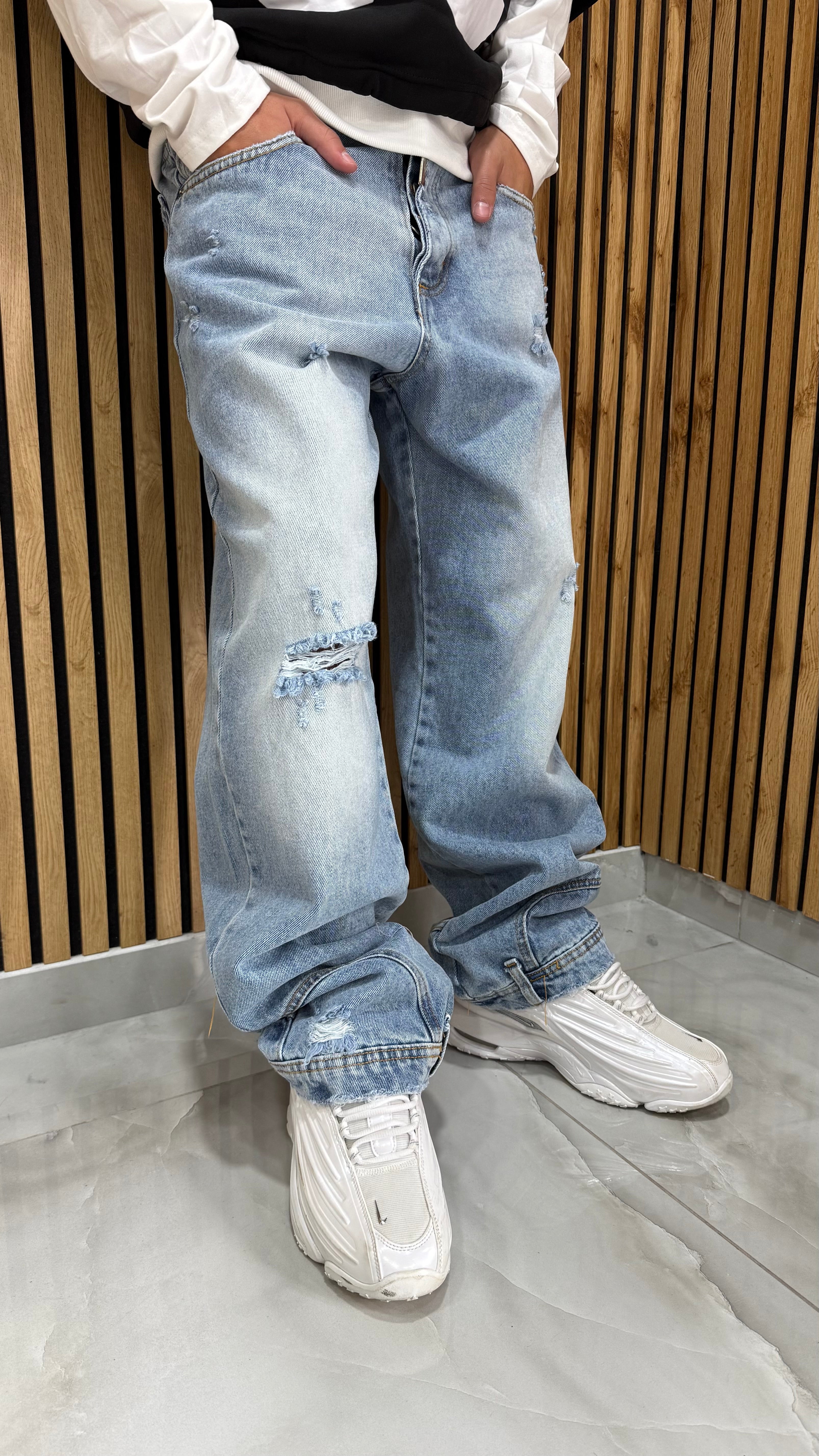 Jeans Super Baggy 401 Blue Cianotic