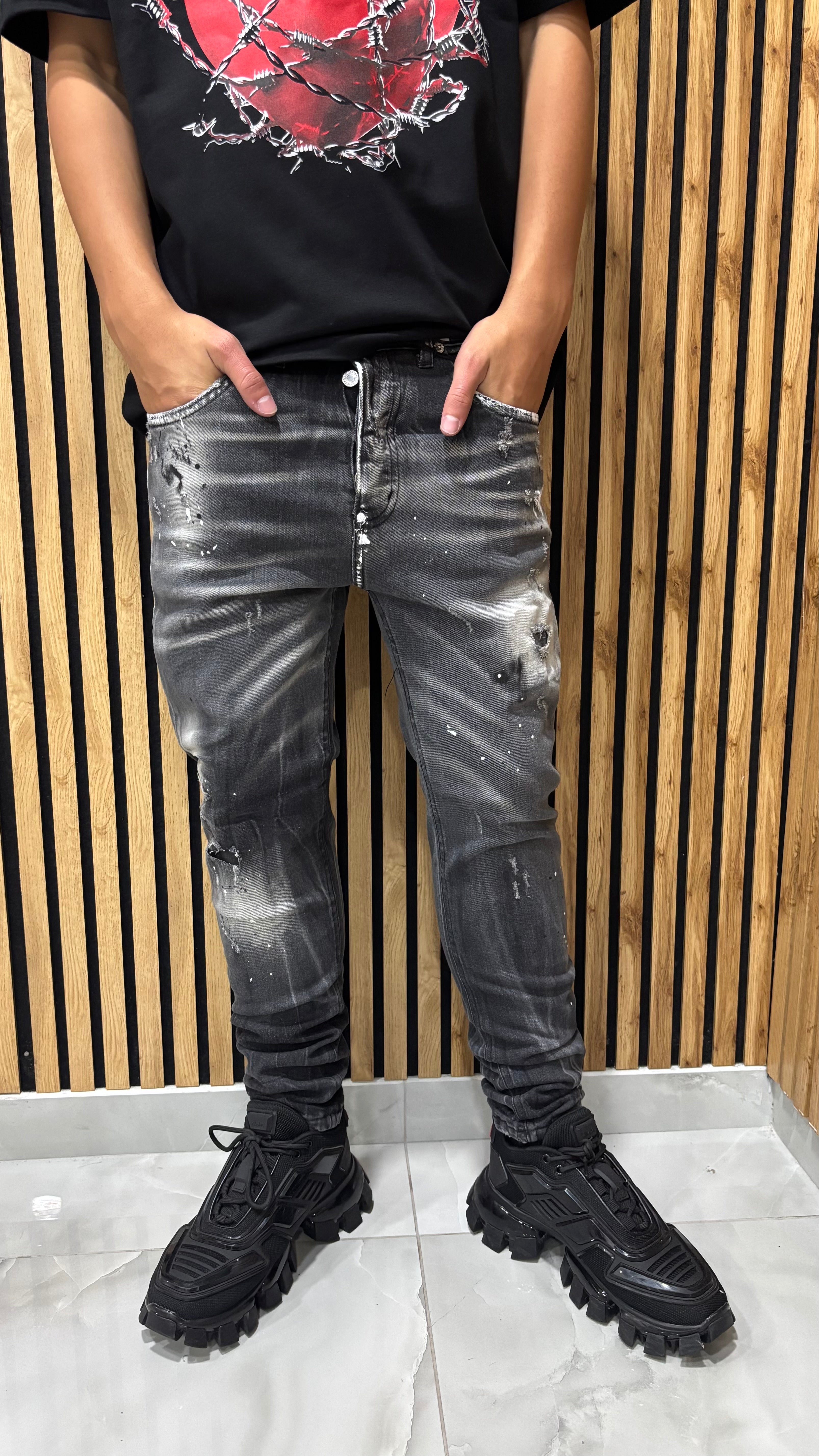 JEANS MOOD DSQ “NEW FIT FL2” Cianotic