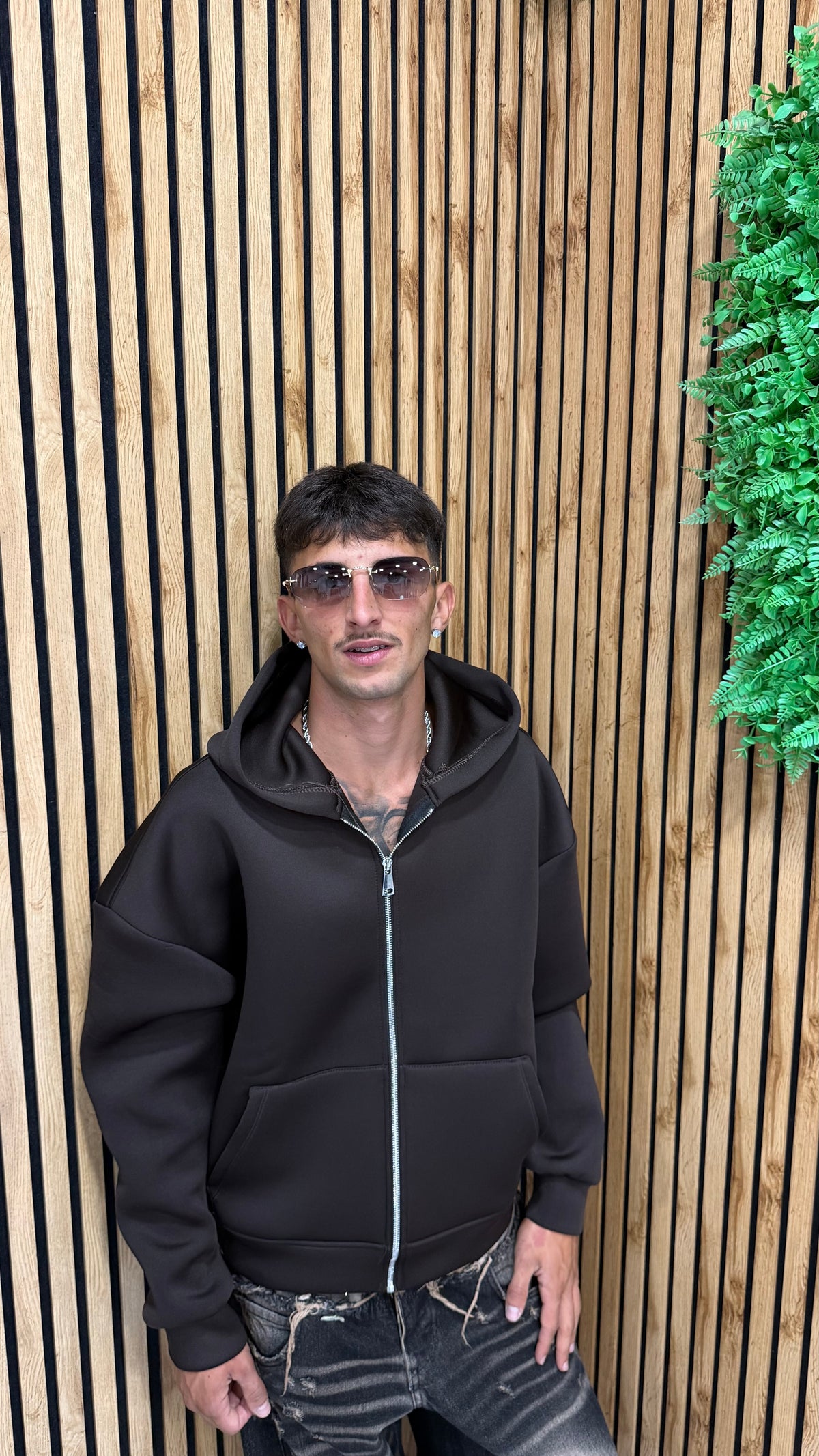 Felpa Uomo Tessuto Scuba 4 Colori