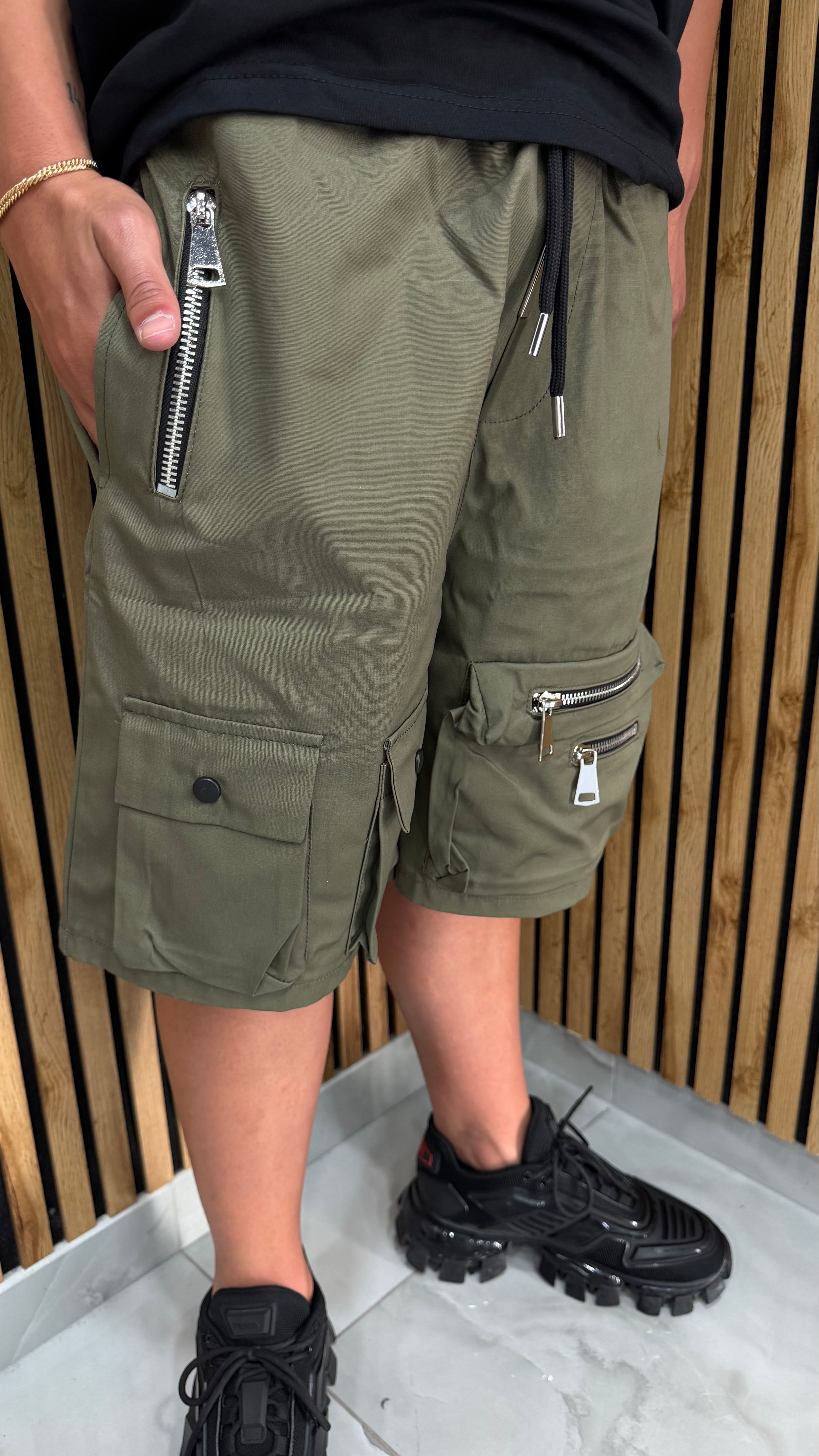 Shorts Downtown Cargo 2 Colori Cianotic