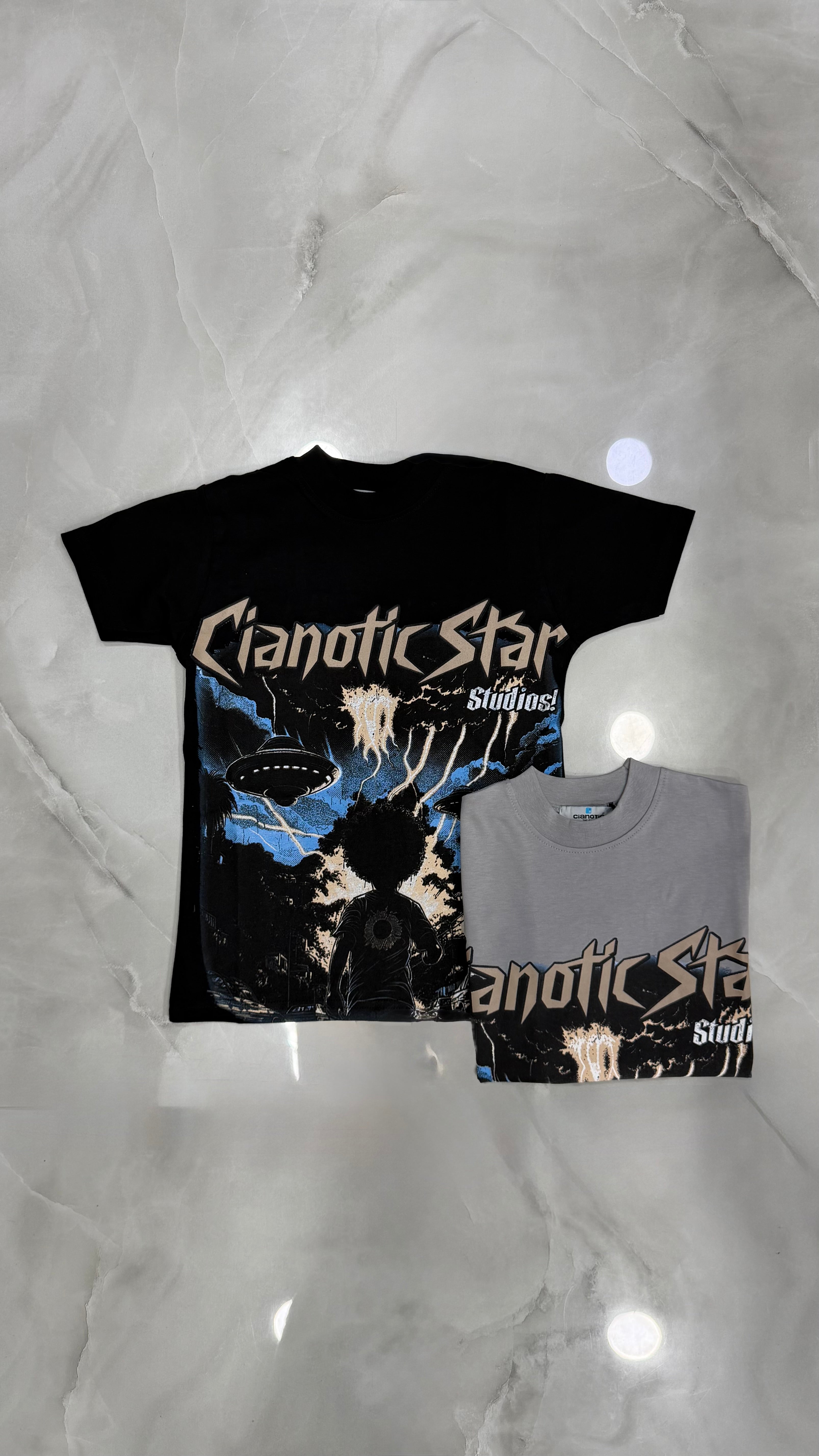 T-Shirt Junior Alien 2 Colori Cianotic