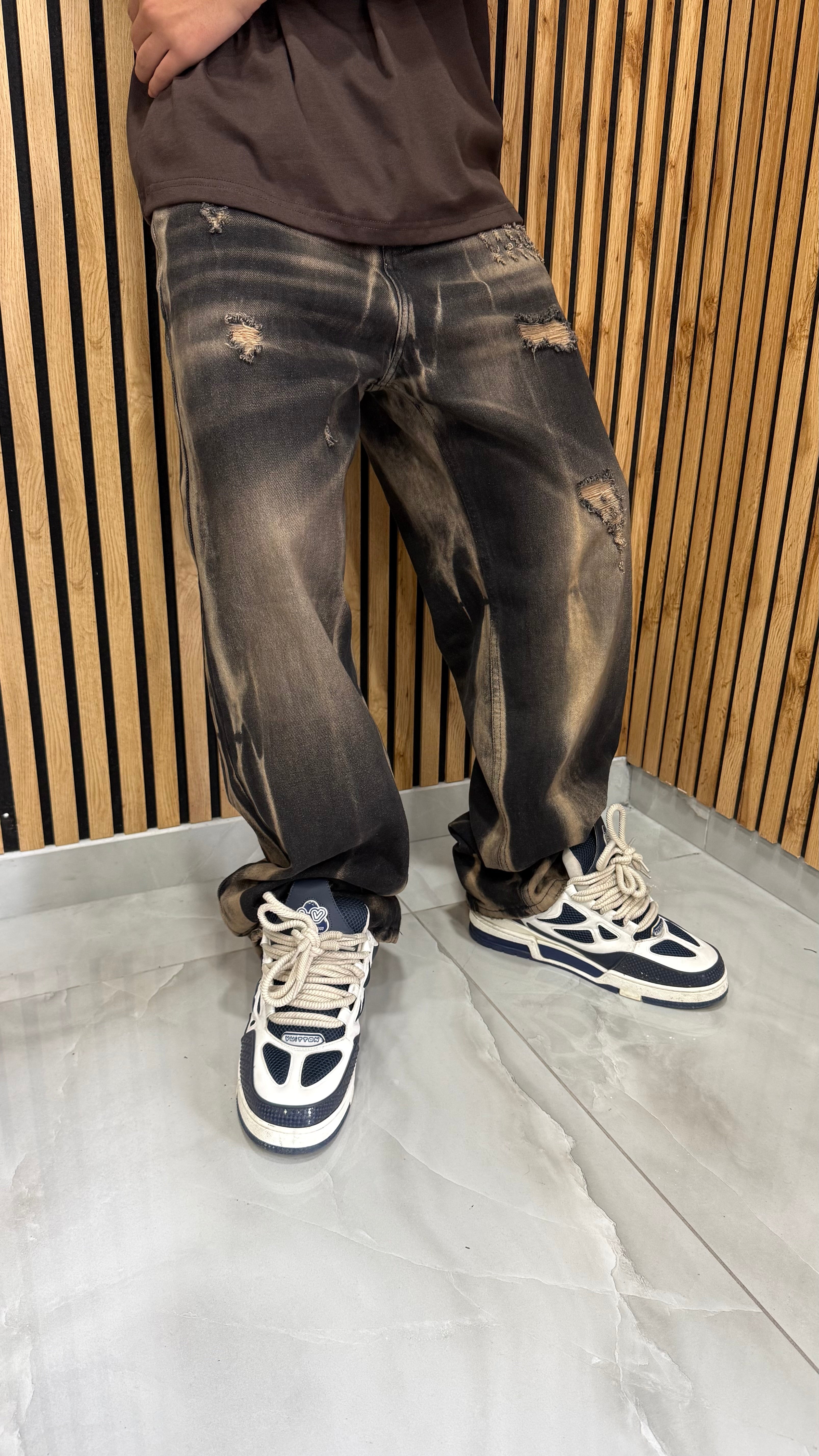 Jeans Super Baggy "MMT" Cianotic