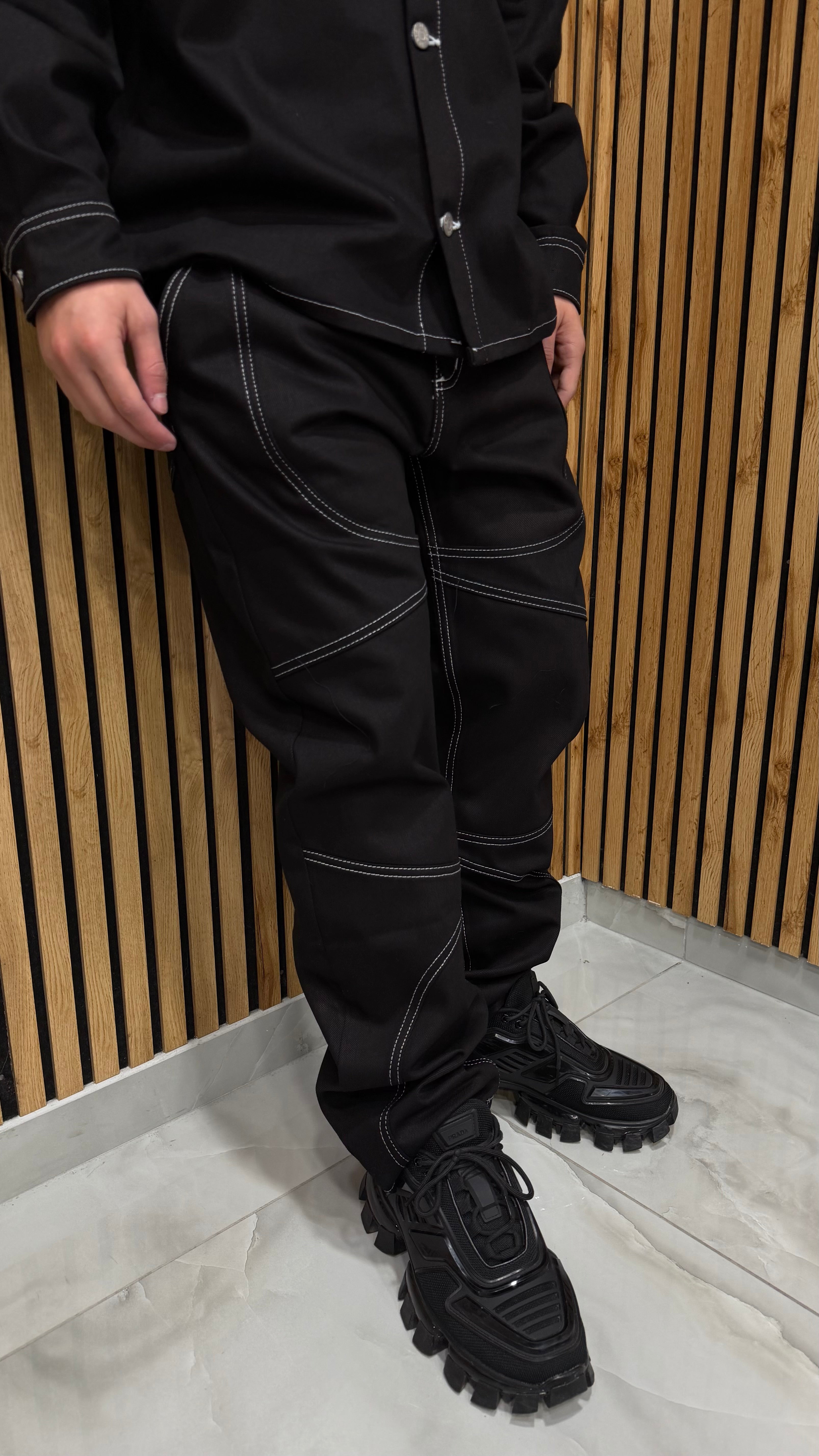 Coordinato “Black Contrast” TPW Super Premium Quality