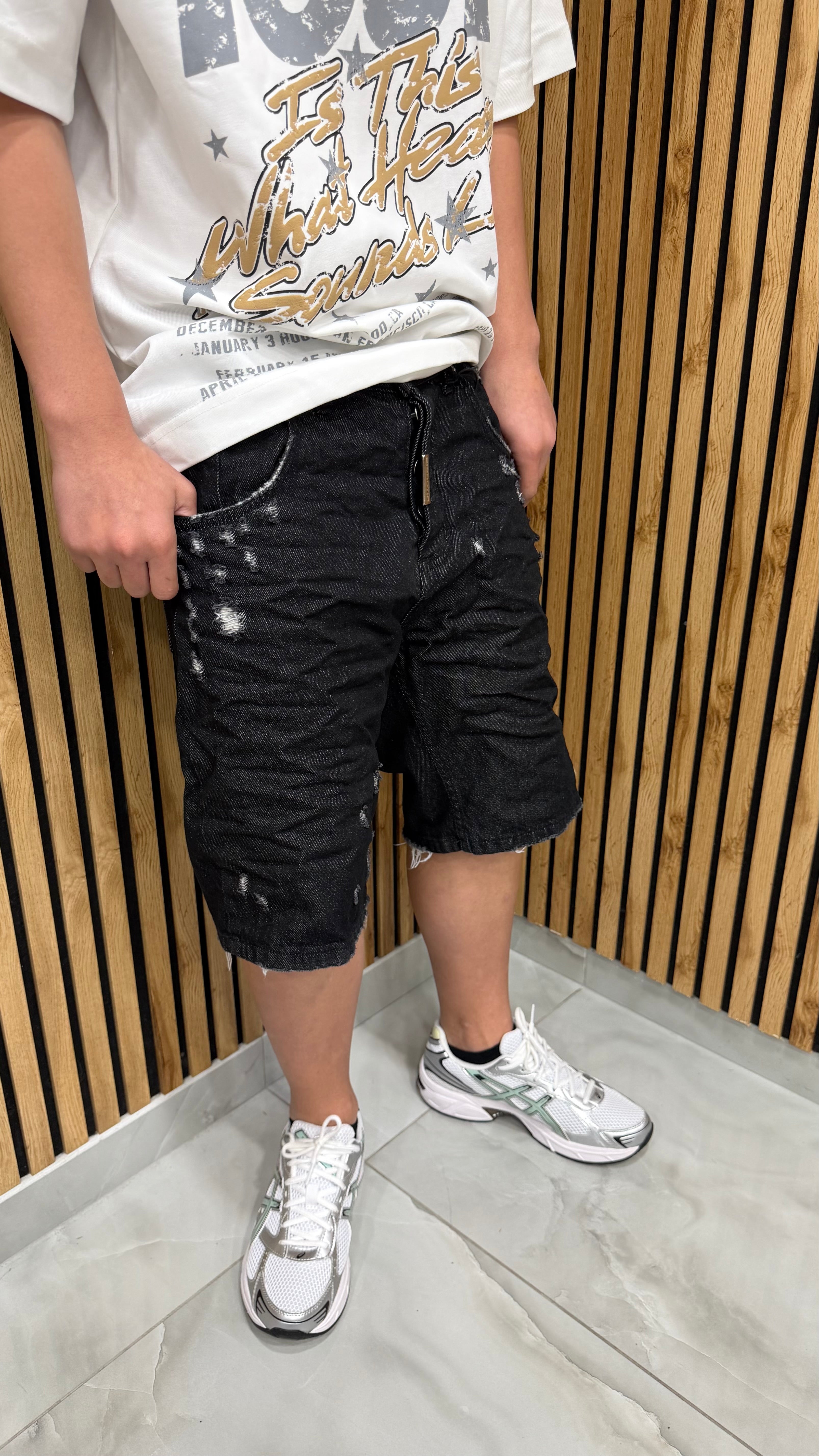 Jeans Short Super Black BR Cianotic