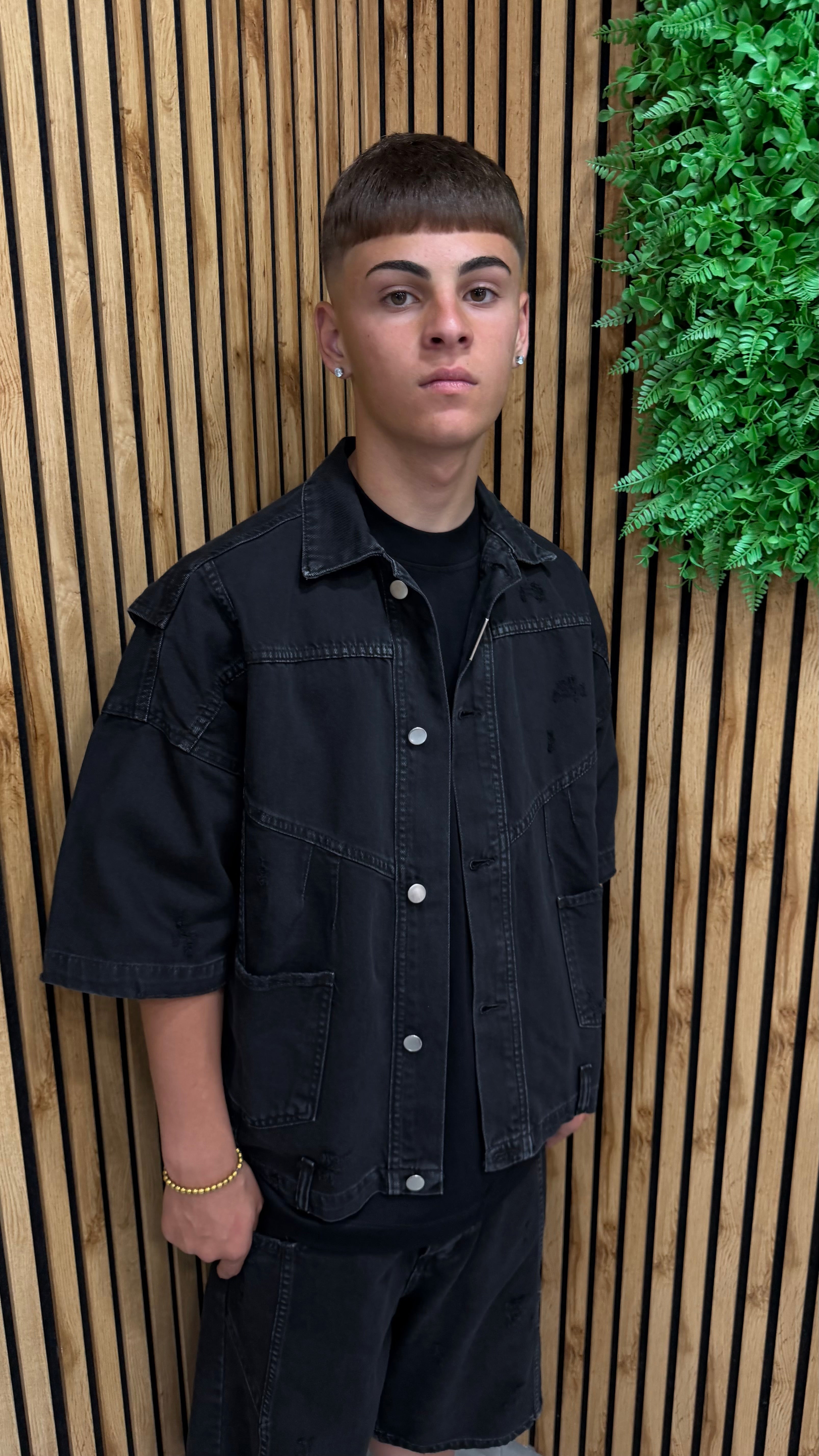 Cordset Worn Canvas Suit Cianotic