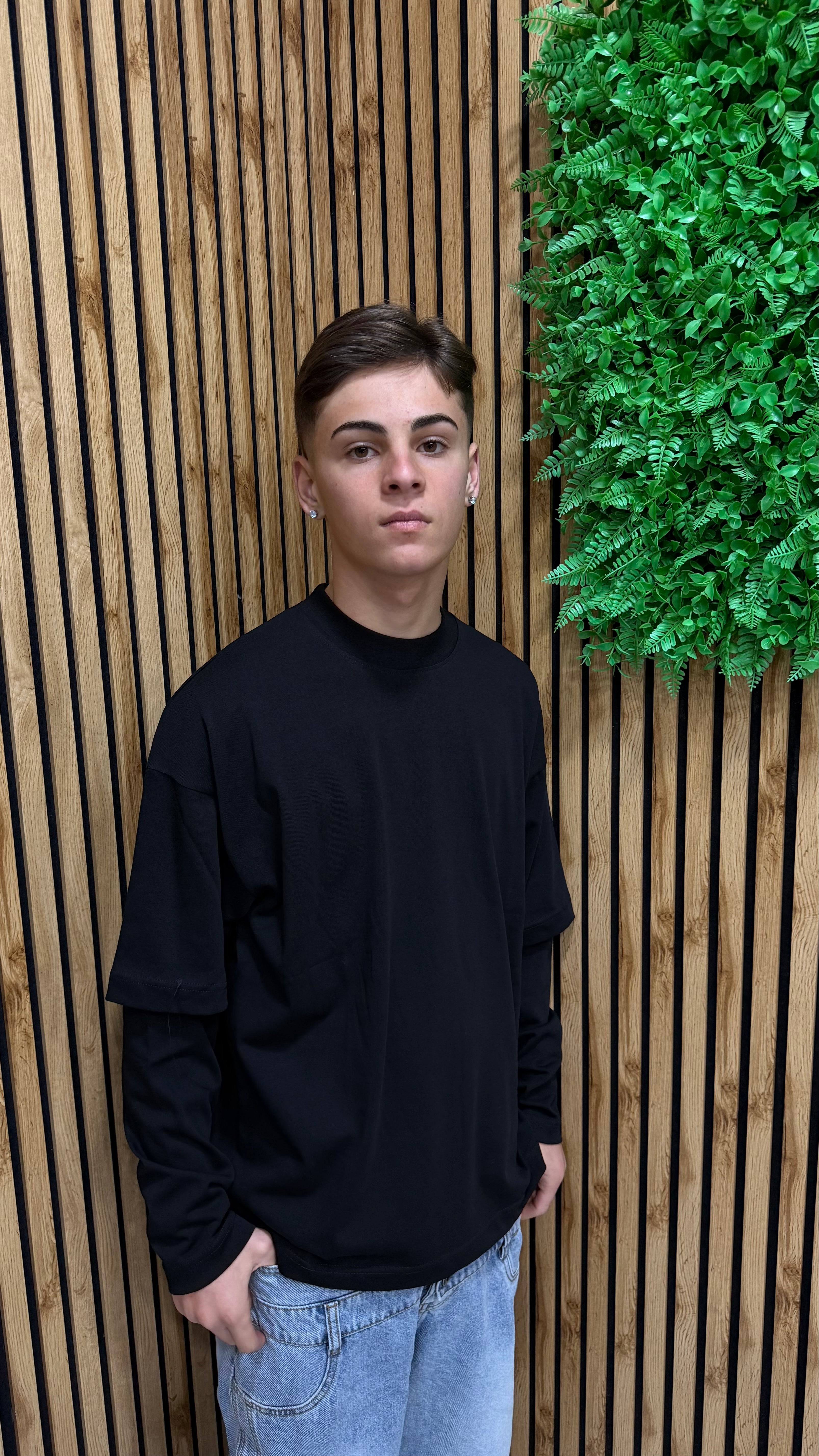 T-Shirt Long Sleeve Doppia Manica Cianotic