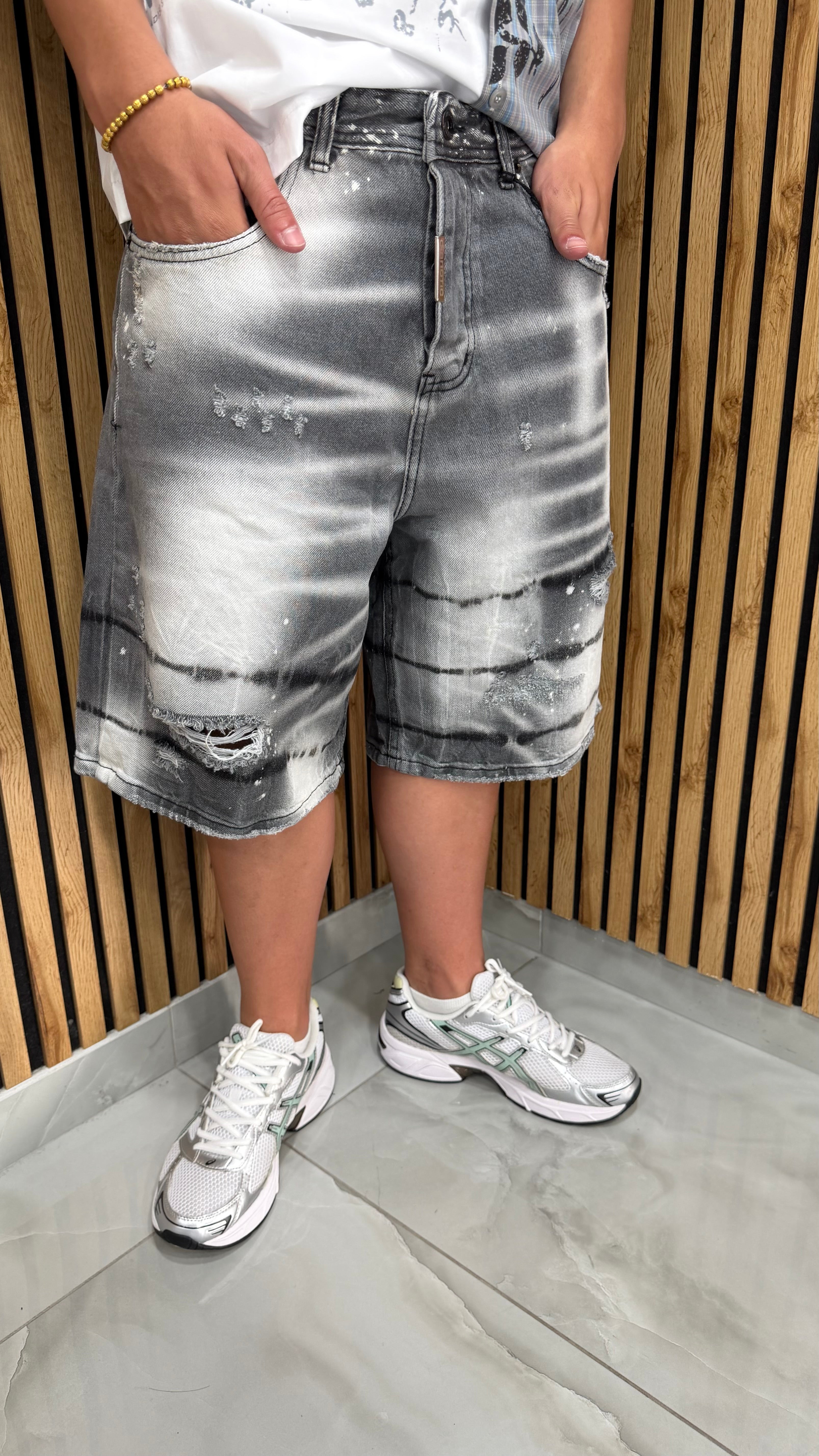 Jeans Short Clifford Gray Cianotic